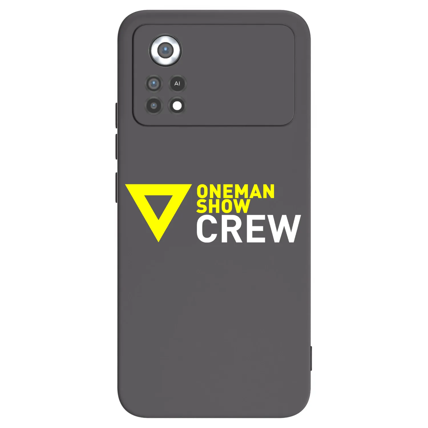 Picasee silikónový čierny obal pre Xiaomi Poco X4 Pro 5G - ONEMANSHOW CREW
