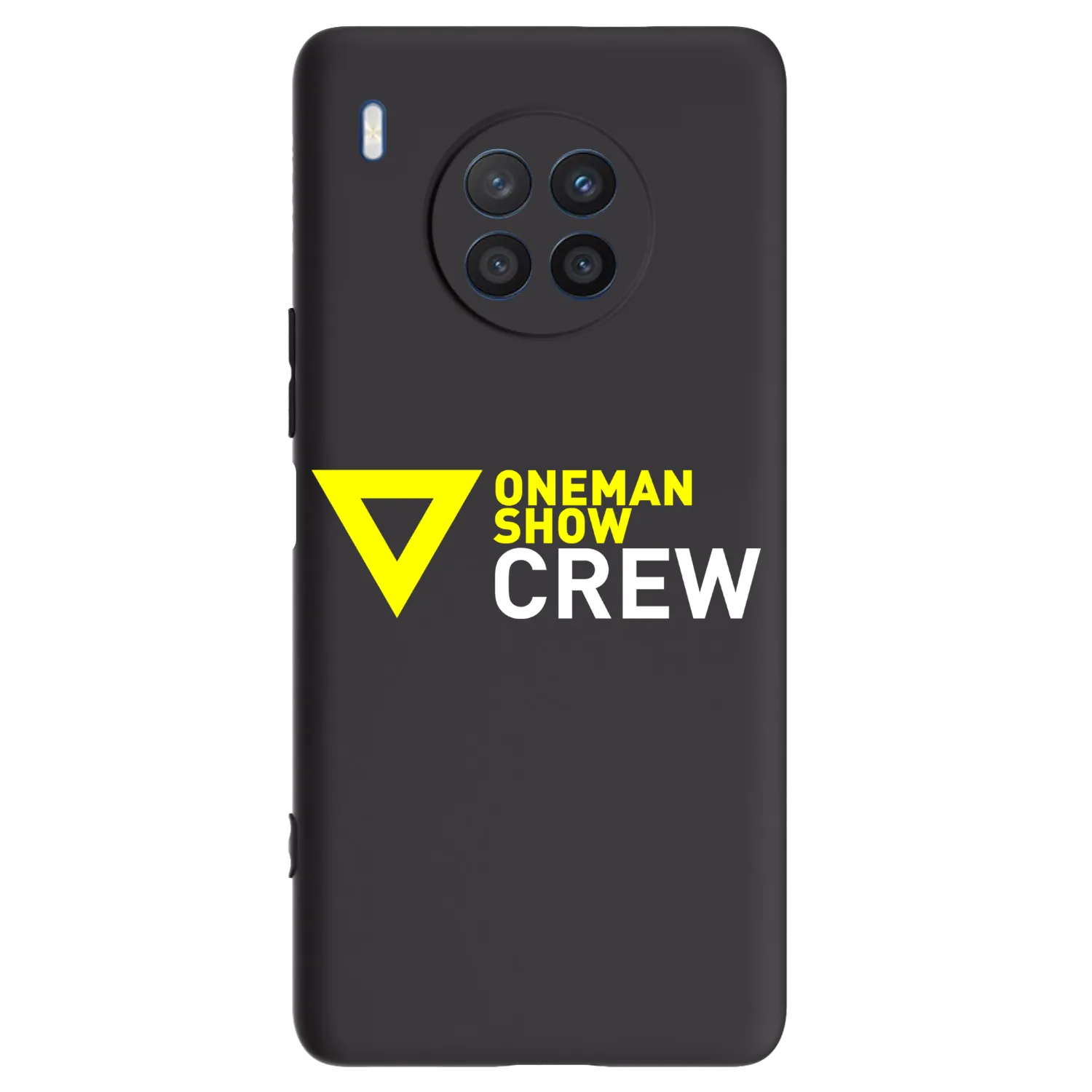 Picasee silikónový čierny obal pre Honor 50 Lite - ONEMANSHOW CREW