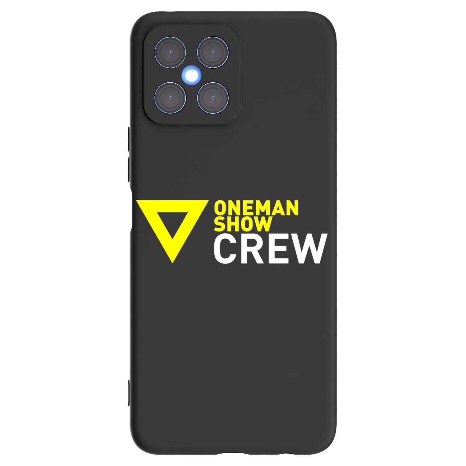 Picasee silikónový čierny obal pre Honor X8 4G - ONEMANSHOW CREW