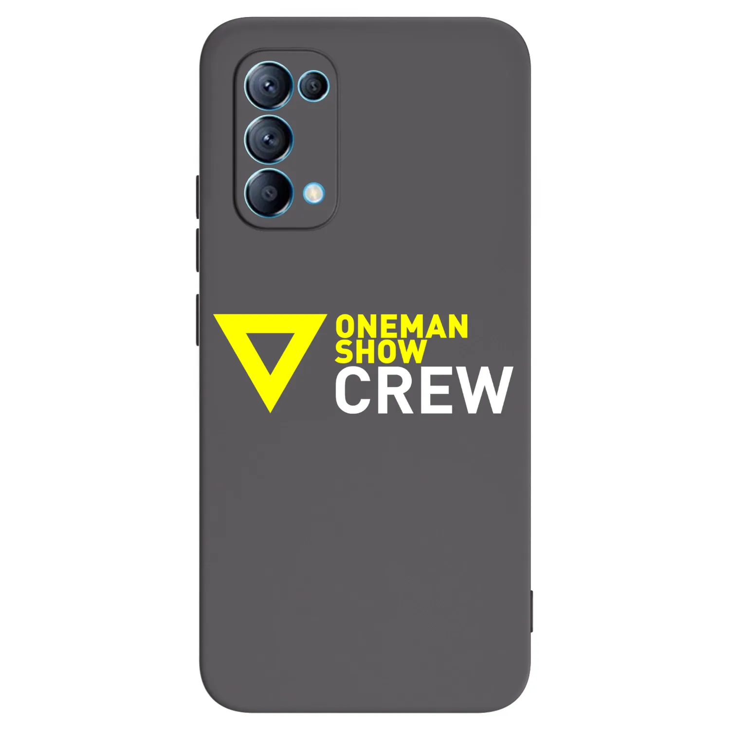 Picasee silikónový čierny obal pre OPPO Reno 5 5G - ONEMANSHOW CREW
