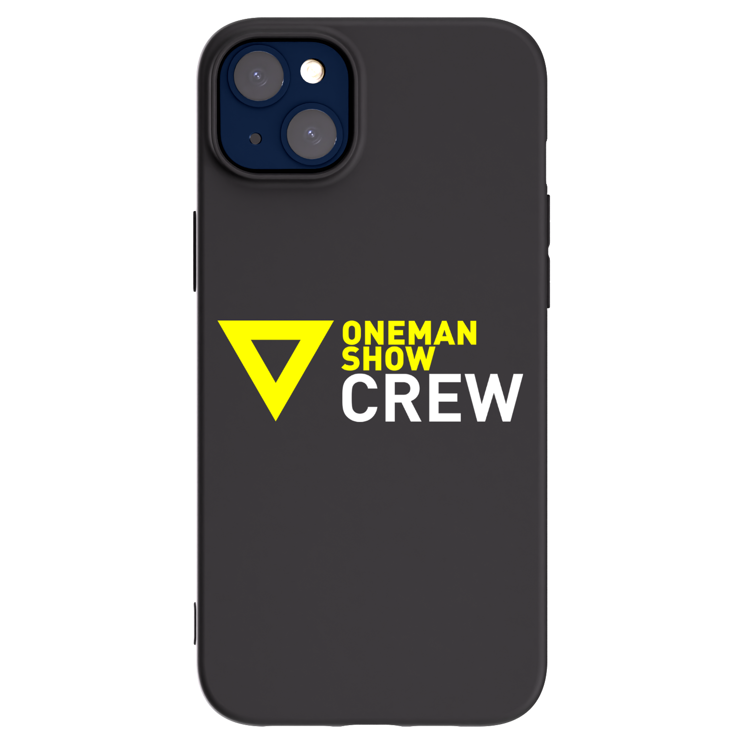 Picasee silikónový čierny obal pre Apple iPhone 14 Plus - ONEMANSHOW CREW