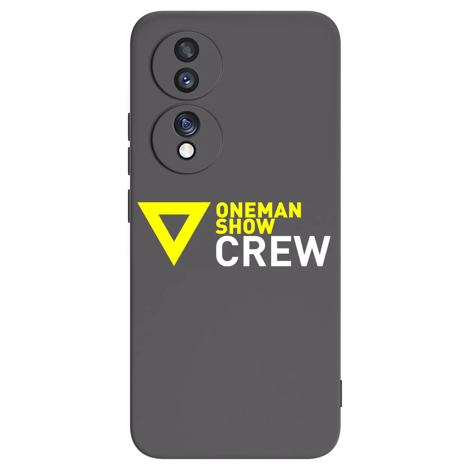 Picasee silikónový čierny obal pre Honor 70 - ONEMANSHOW CREW
