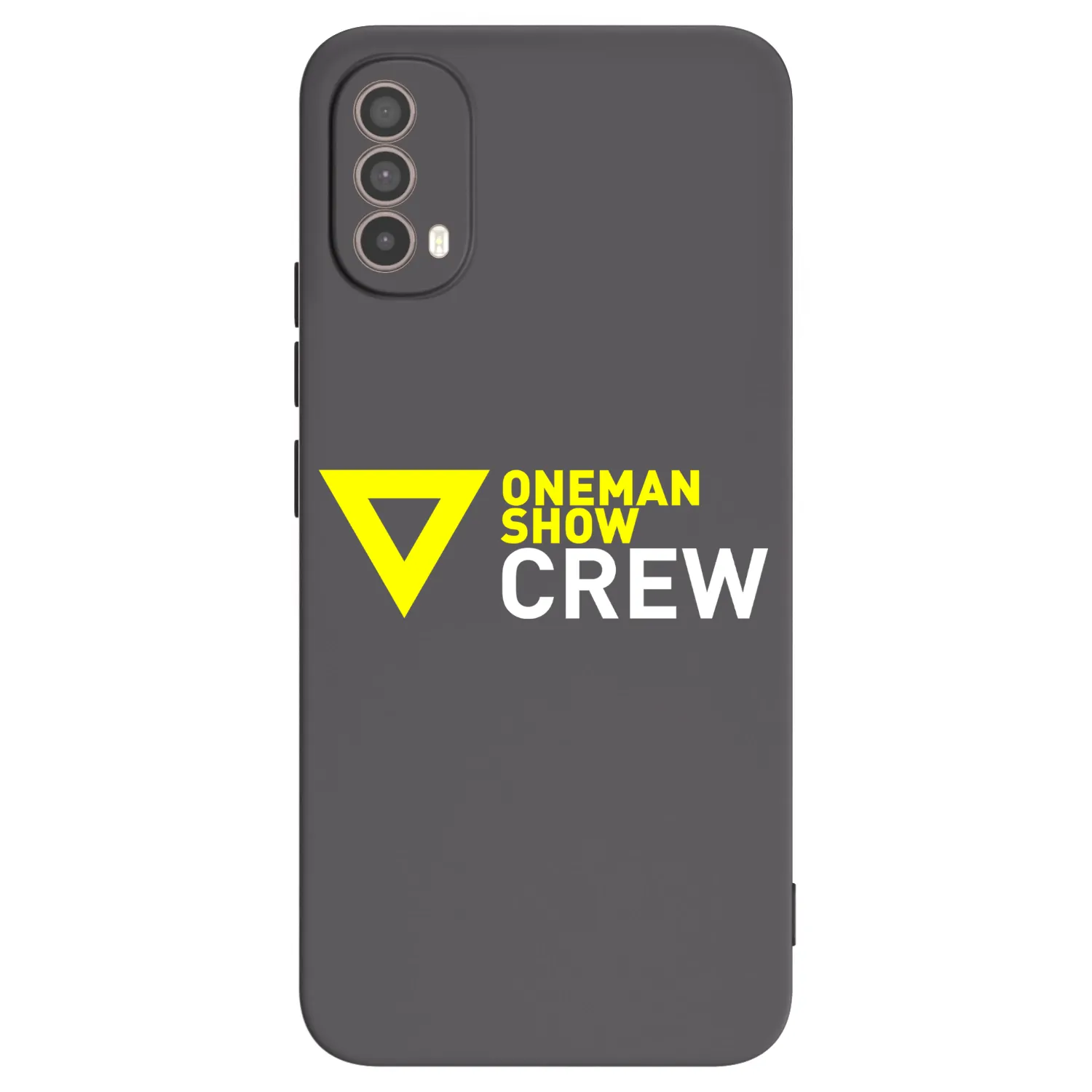 Picasee silikónový čierny obal pre Motorola Moto E40 - ONEMANSHOW CREW