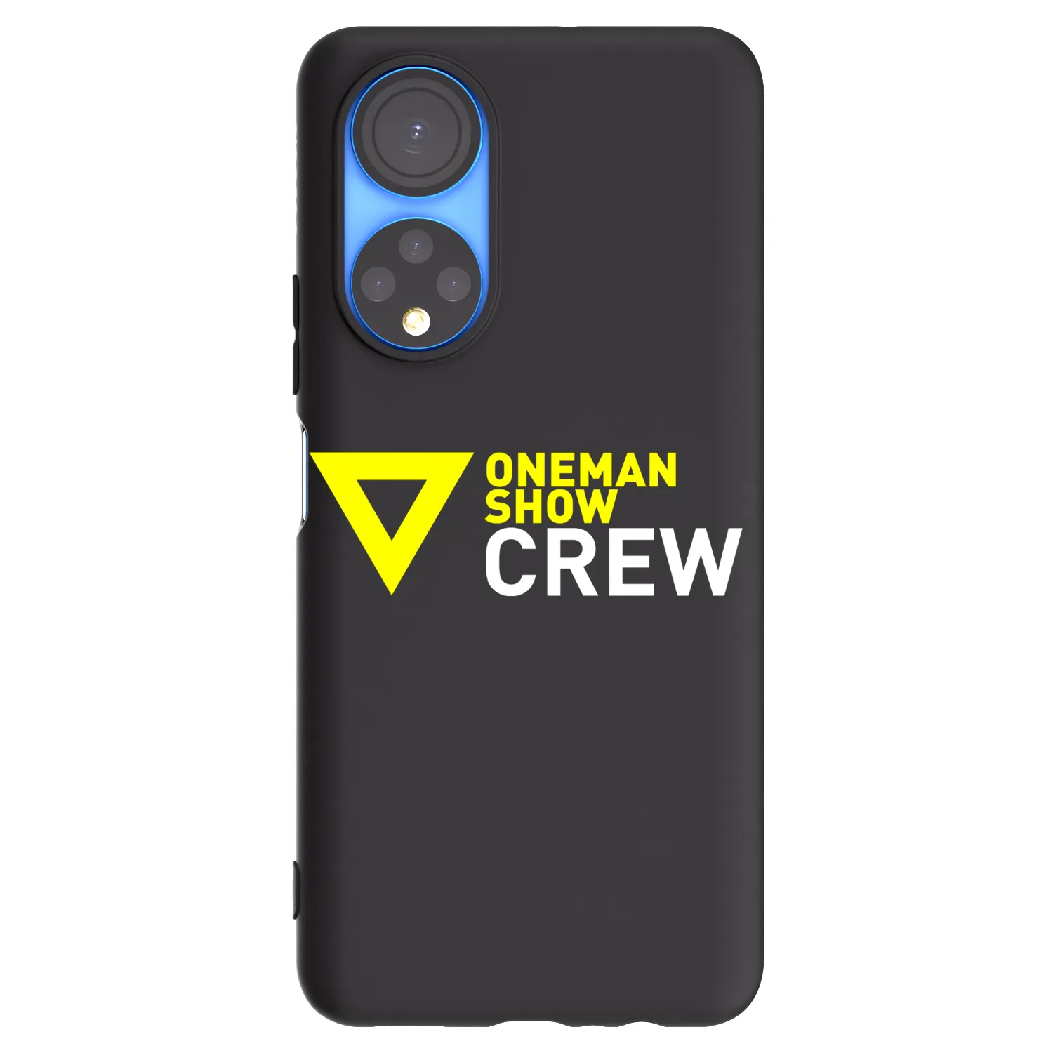 Picasee silikónový čierny obal pre Honor X7 - ONEMANSHOW CREW