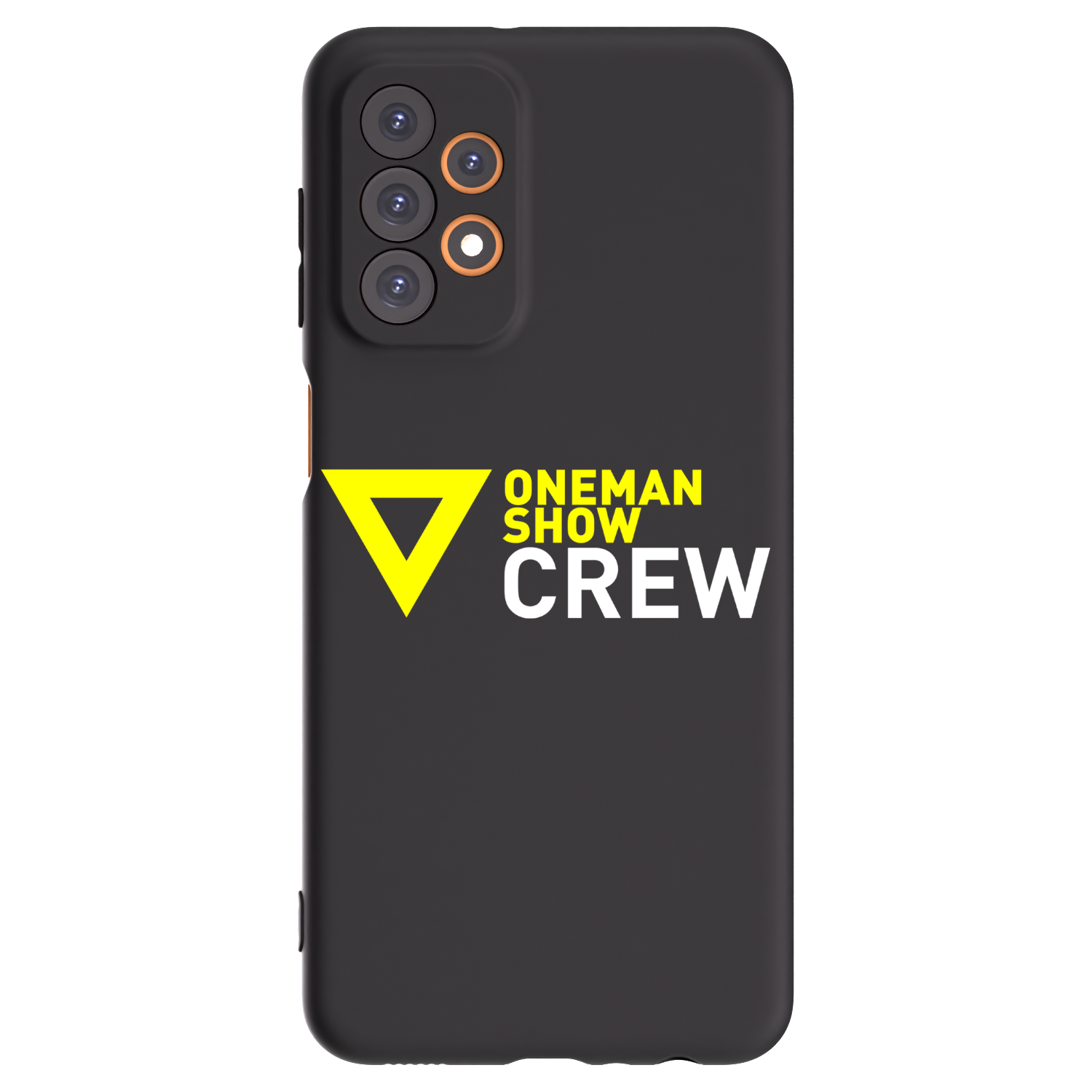 Picasee silikónový čierny obal pre Samsung Galaxy A23 A235F 4G - ONEMANSHOW CREW