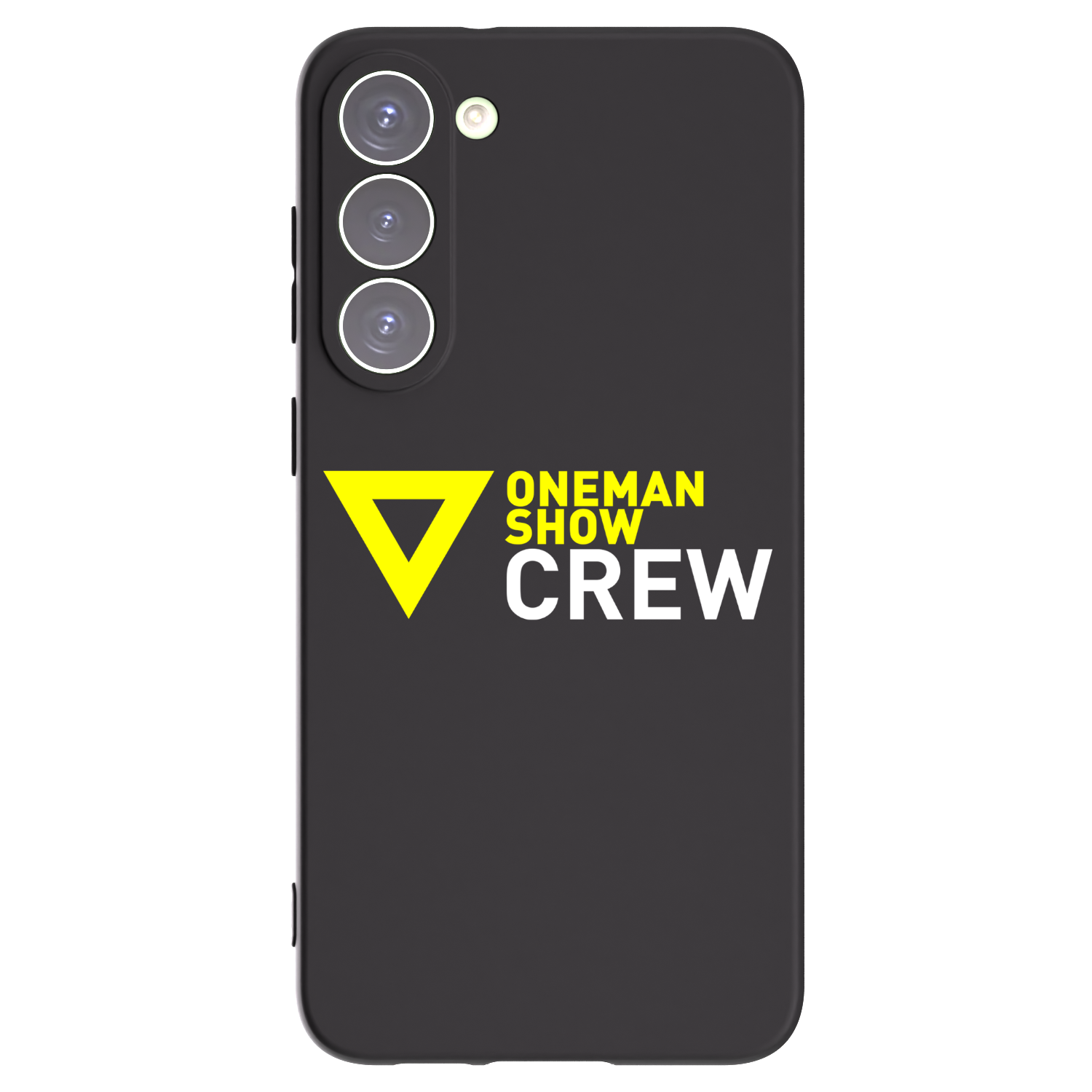 Picasee silikónový čierny obal pre Samsung Galaxy S23+ 5G - ONEMANSHOW CREW