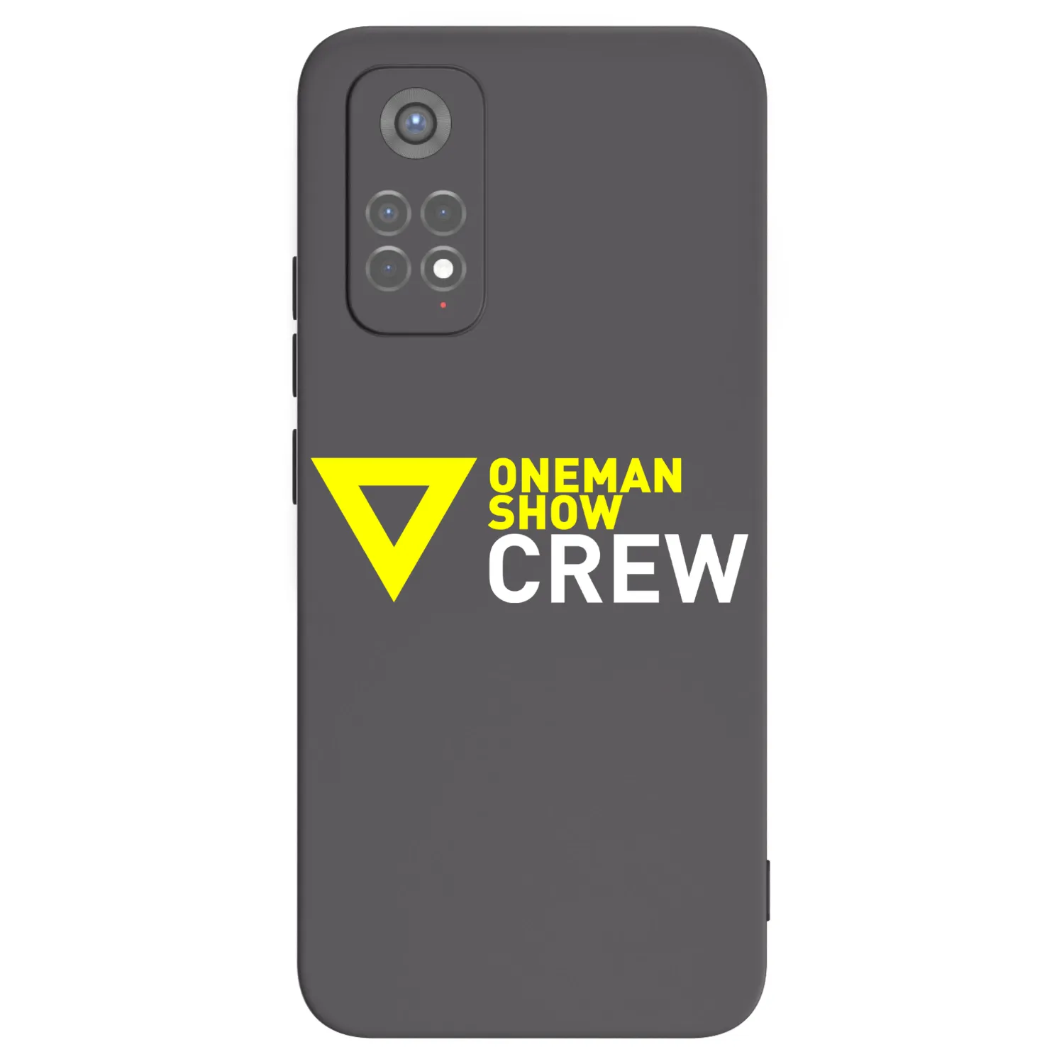 Picasee silikónový čierny obal pre Xiaomi Redmi Note 11S 5G - ONEMANSHOW CREW