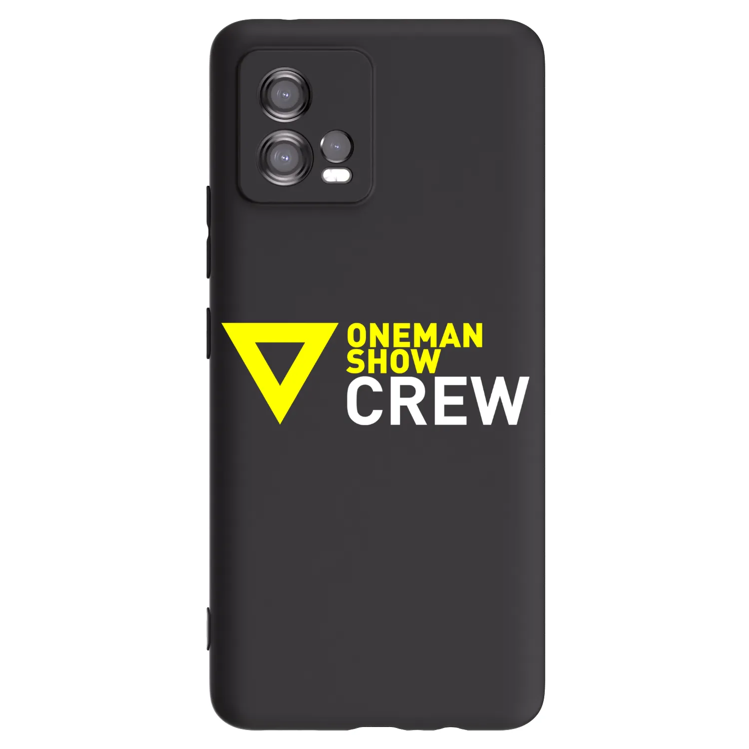 Picasee silikónový čierny obal pre Motorola Moto G72 - ONEMANSHOW CREW
