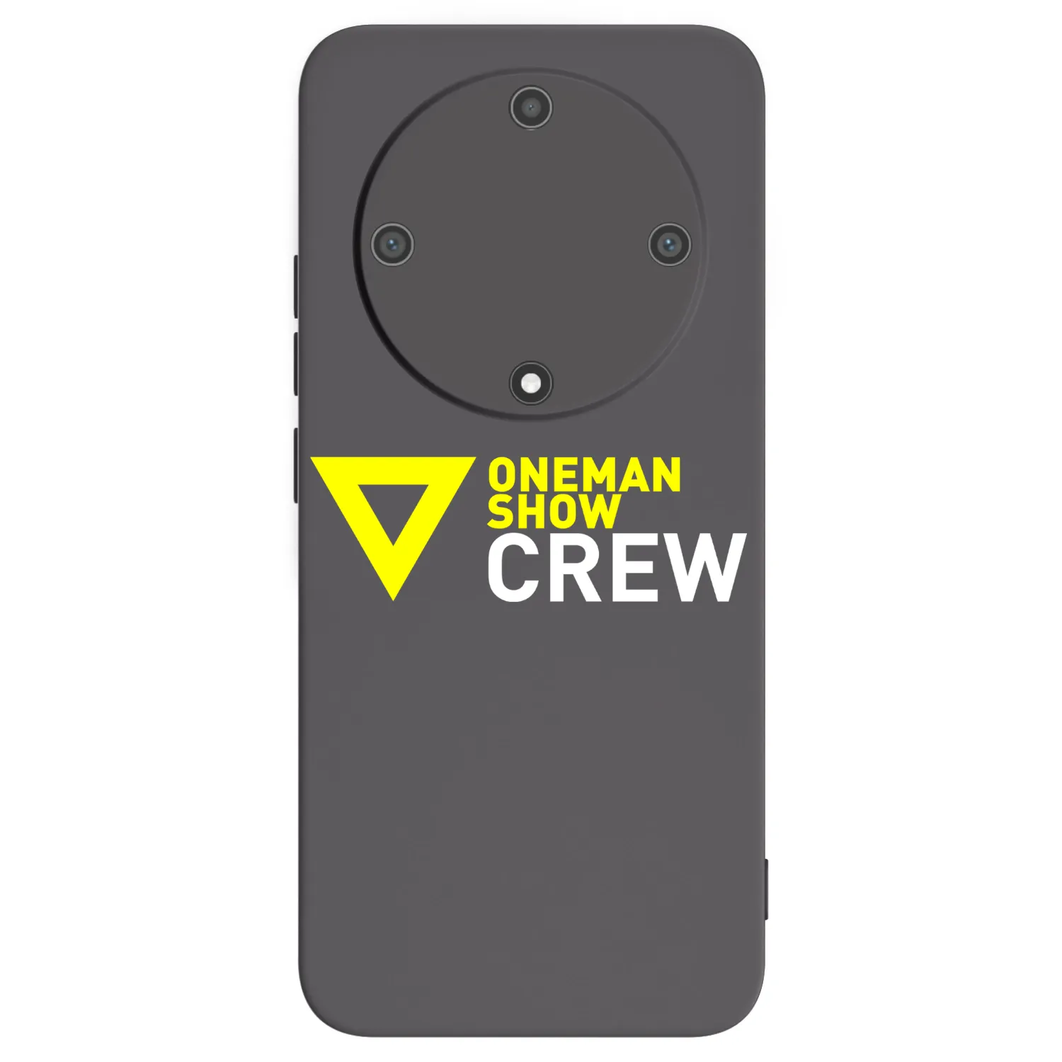 Picasee silikónový čierny obal pre Honor Magic5 Lite 5G - ONEMANSHOW CREW