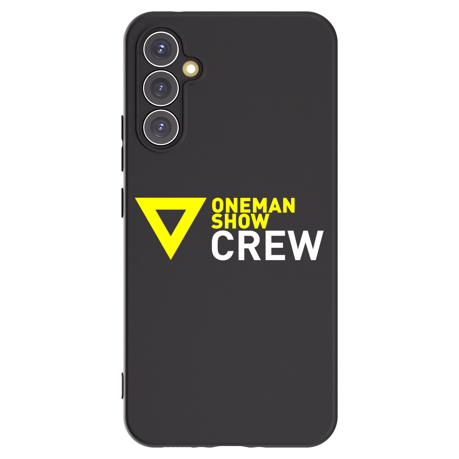 Picasee silikónový čierny obal pre Samsung Galaxy A34 5G A346B - ONEMANSHOW CREW