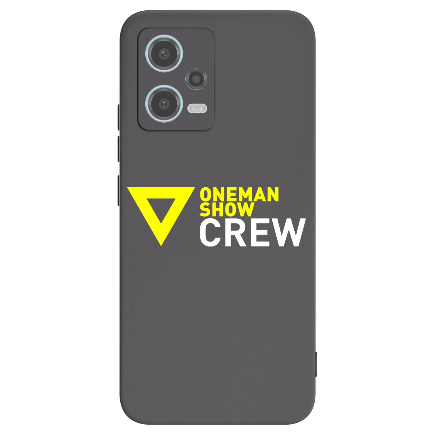 Picasee silikónový čierny obal pre Xiaomi Redmi Note 12 5G - ONEMANSHOW CREW