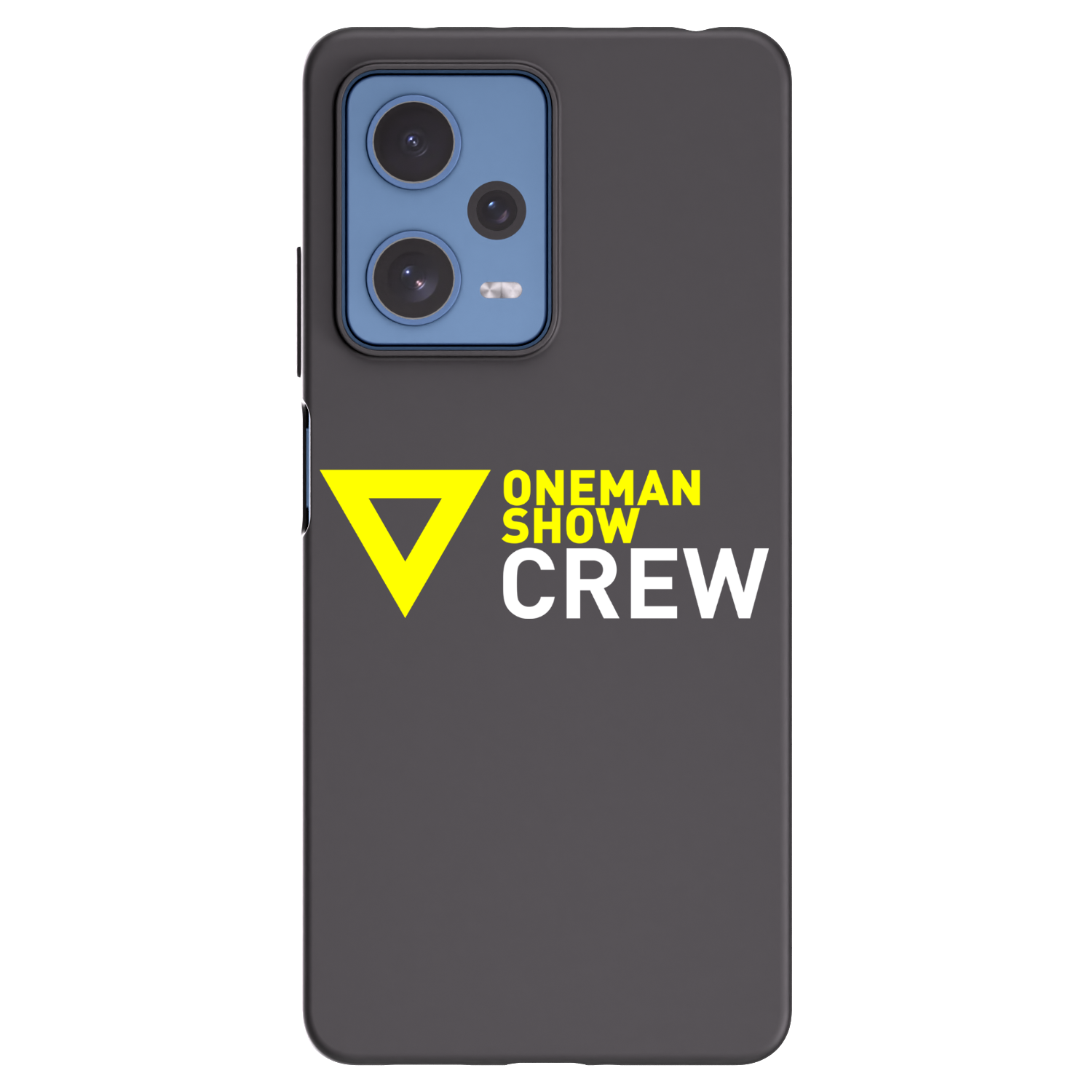 Picasee silikónový čierny obal pre Xiaomi Redmi Note 12 Pro 5G - ONEMANSHOW CREW