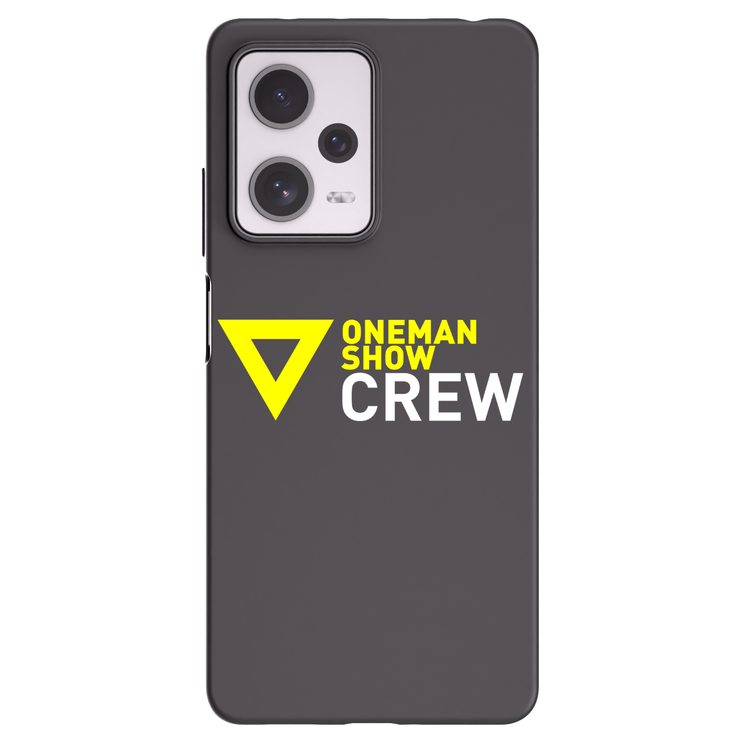 Picasee silikónový čierny obal pre Xiaomi Redmi Note 12 Pro+ 5G - ONEMANSHOW CREW