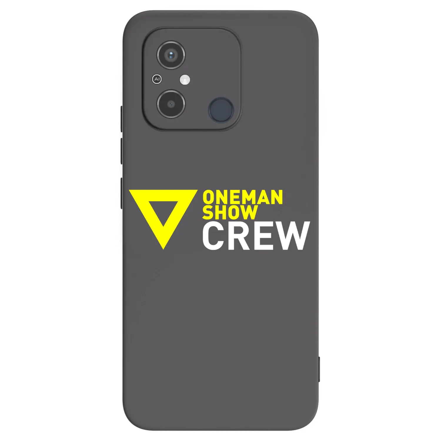 Silikónový čierny obal pre Xiaomi Redmi 12C - ONEMANSHOW CREW