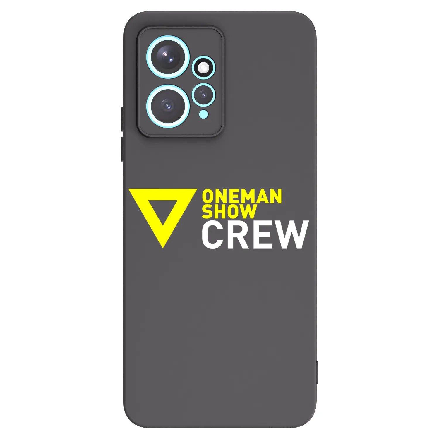Picasee silikónový čierny obal pre Xiaomi Redmi Note 12 4G - ONEMANSHOW CREW