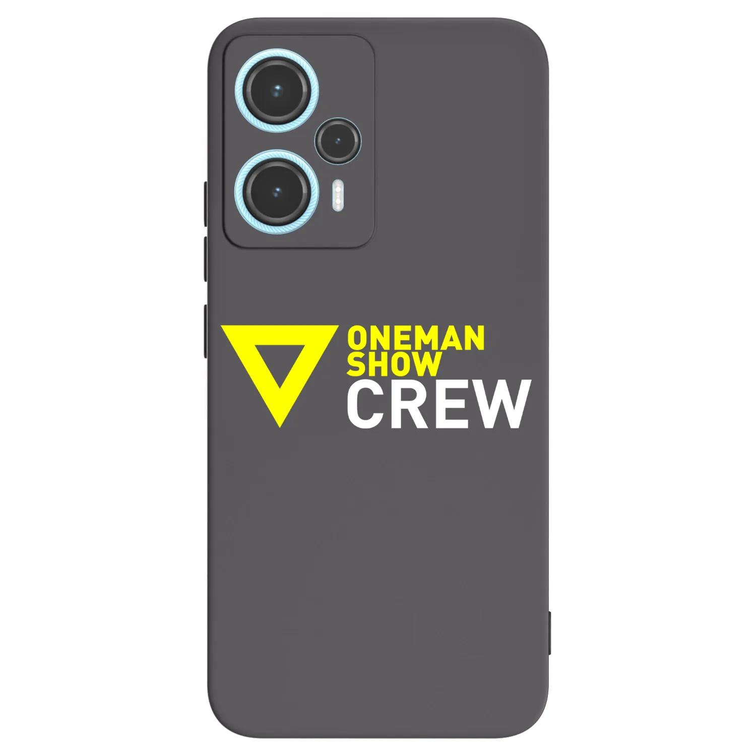 Picasee silikónový čierny obal pre Xiaomi Poco F5 - ONEMANSHOW CREW