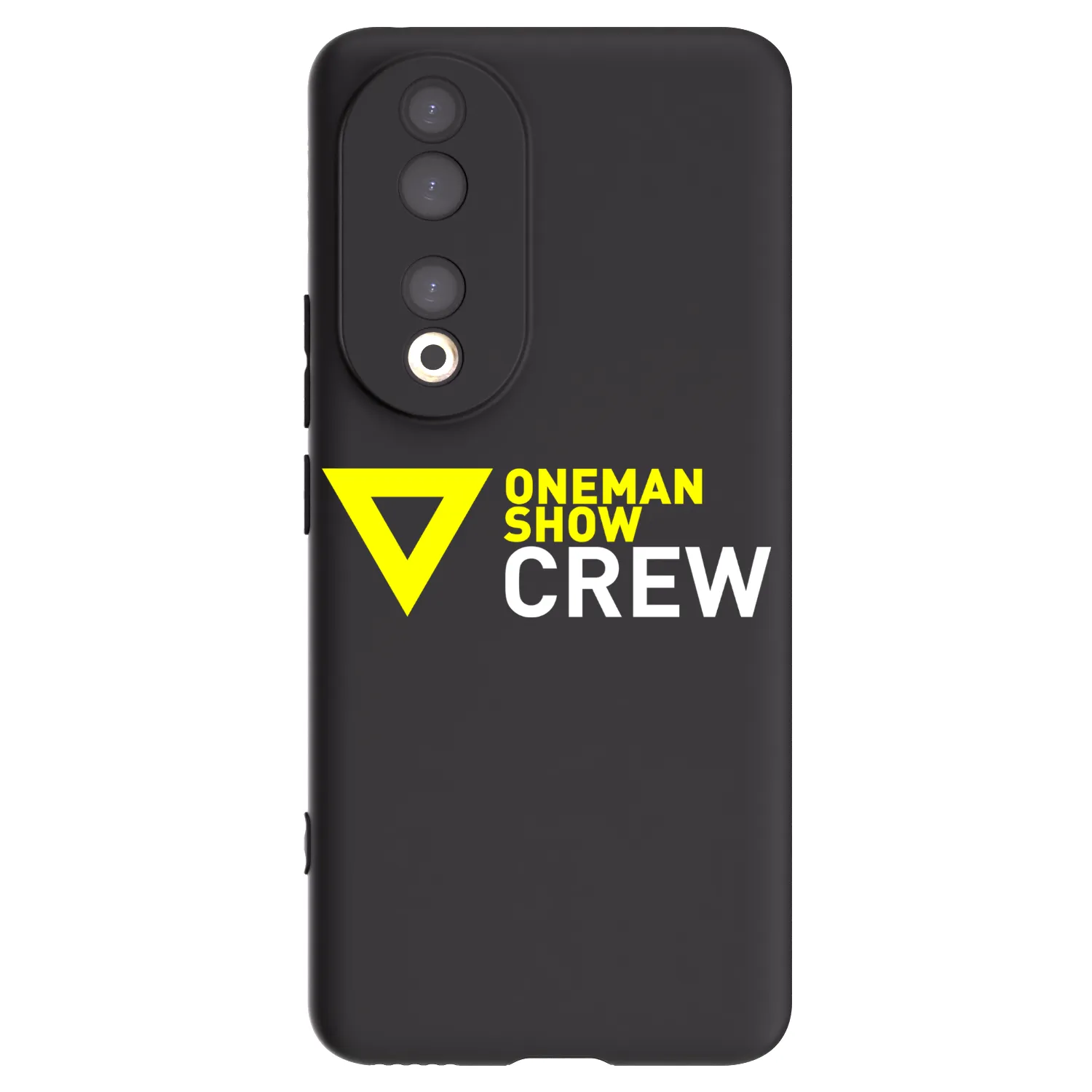 Picasee silikónový čierny obal pre Honor 90 5G - ONEMANSHOW CREW