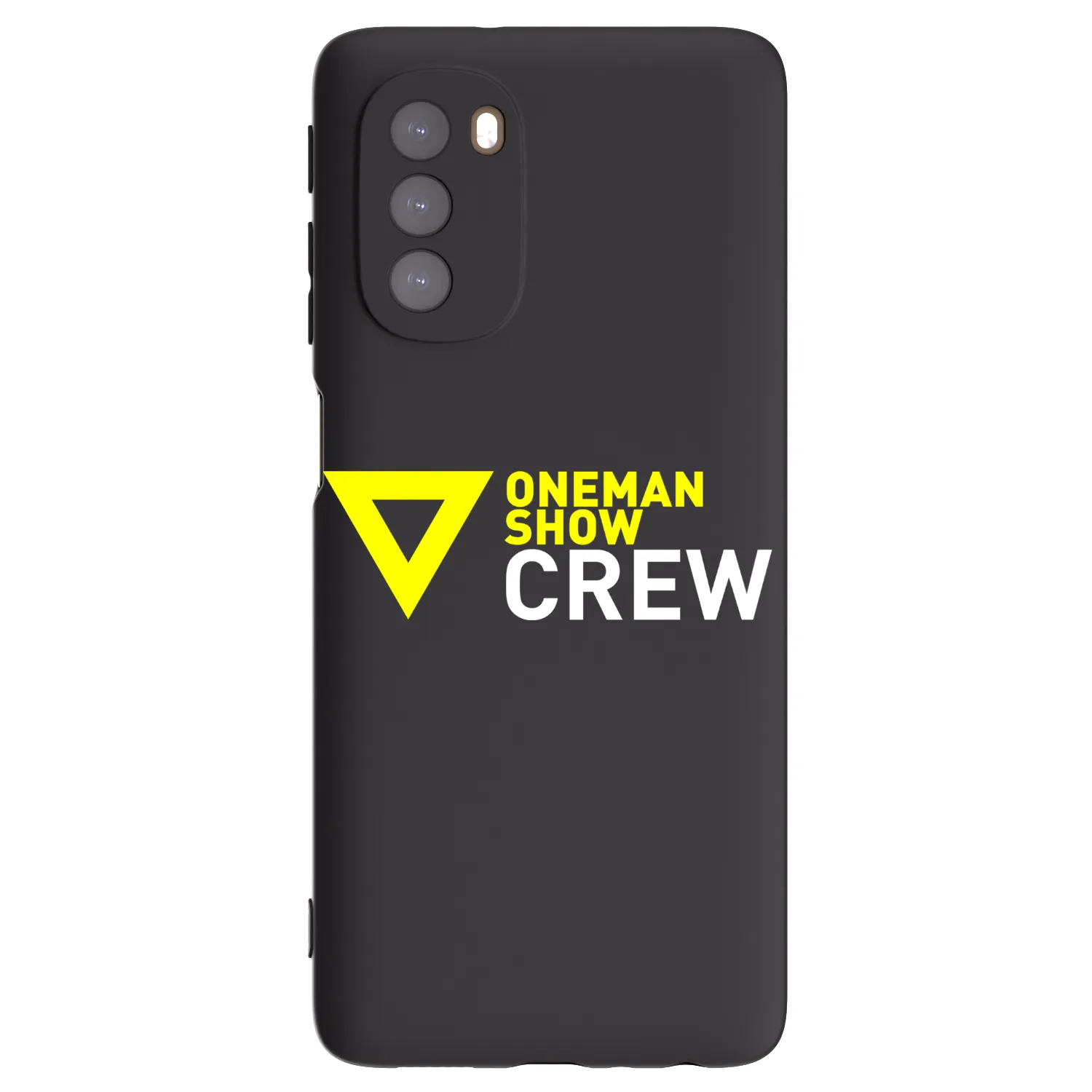 Picasee silikónový čierny obal pre Motorola Moto G51 - ONEMANSHOW CREW