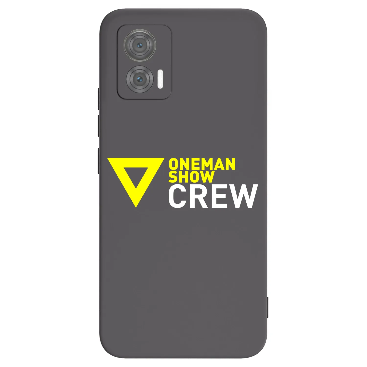 Picasee silikónový čierny obal pre Motorola Edge 30 Neo - ONEMANSHOW CREW
