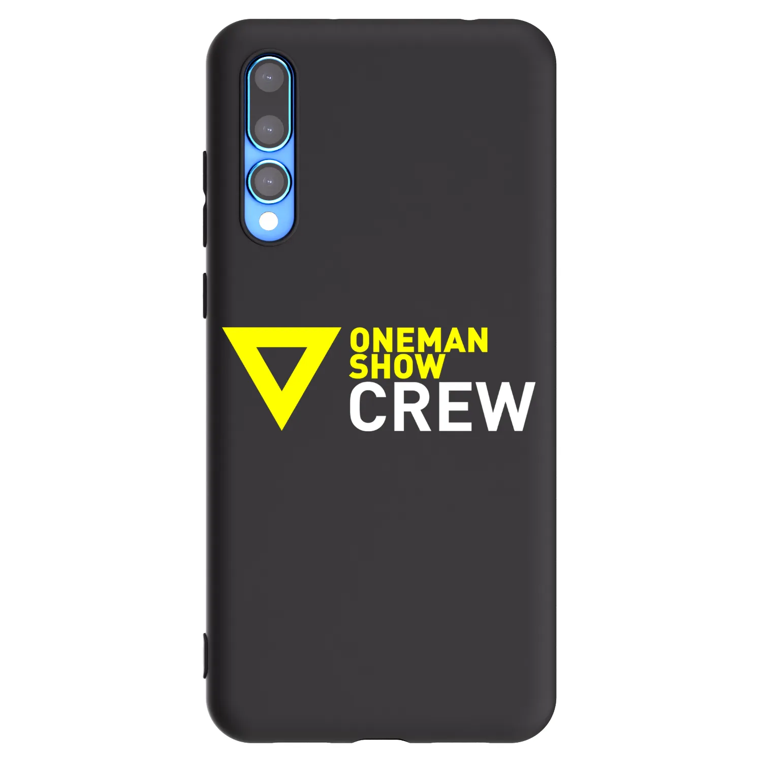 Picasee silikónový čierny obal pre Huawei P20 Pro - ONEMANSHOW CREW