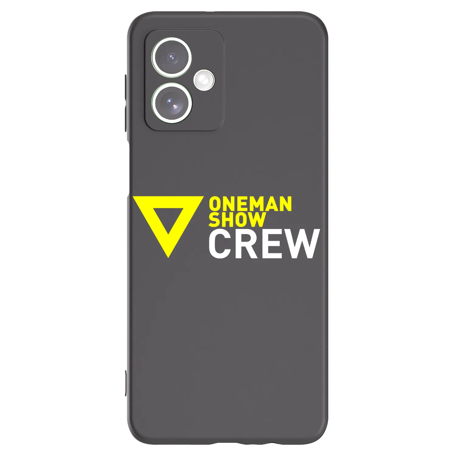 Silikónový čierny obal pre Motorola Moto G54 5G - ONEMANSHOW CREW