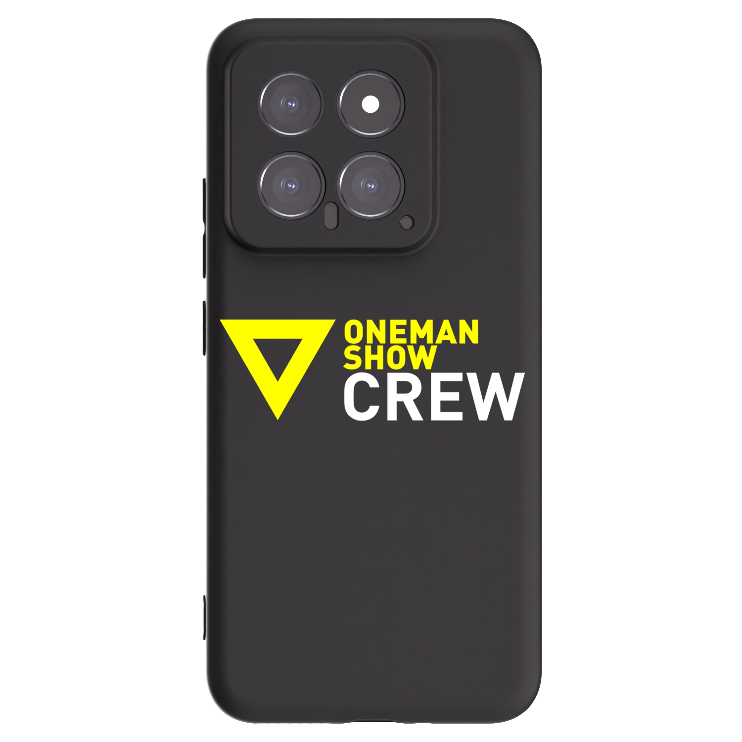 Picasee silikónový čierny obal pre Xiaomi 14 - ONEMANSHOW CREW
