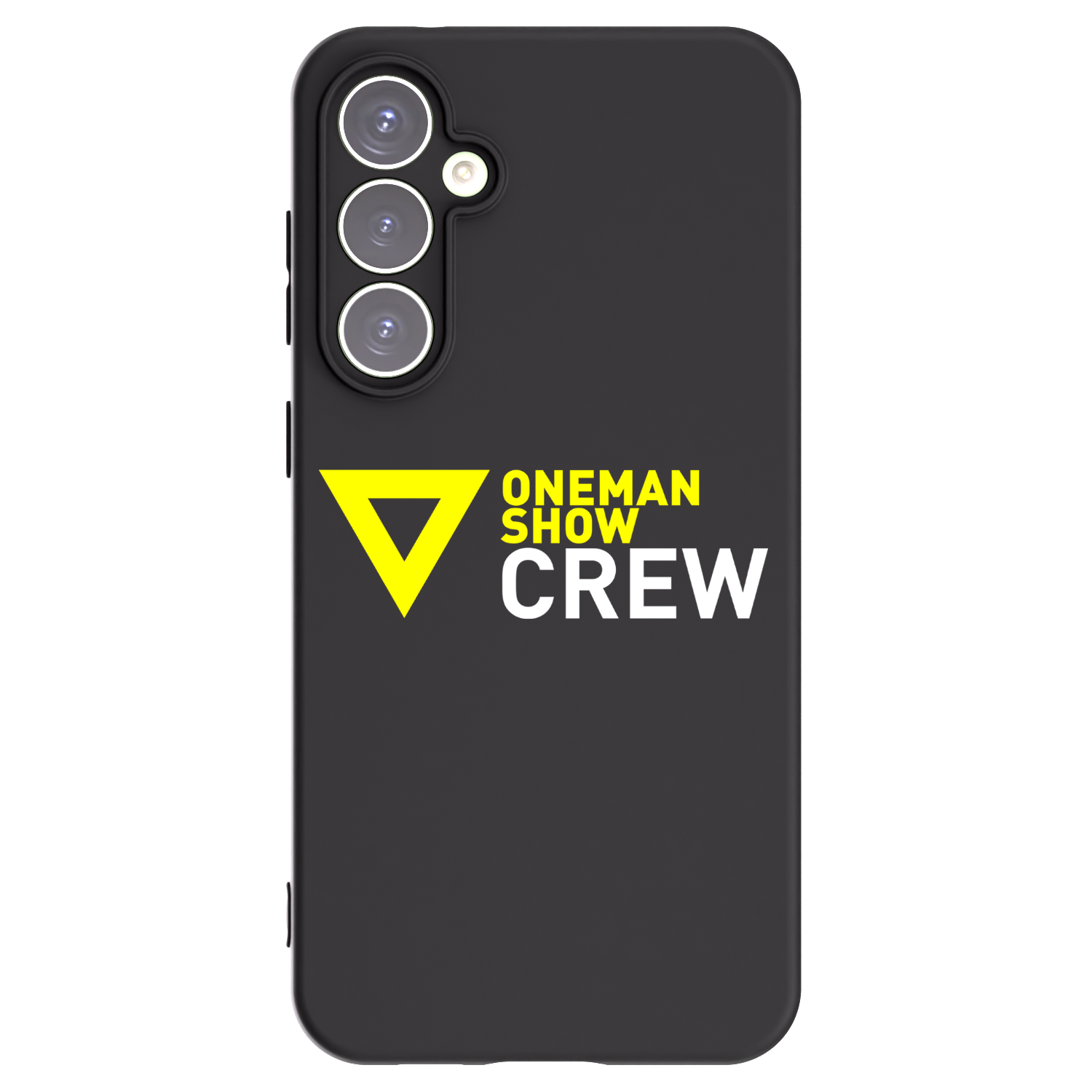 Picasee silikónový čierny obal pre Samsung Galaxy S23 FE S711B - ONEMANSHOW CREW