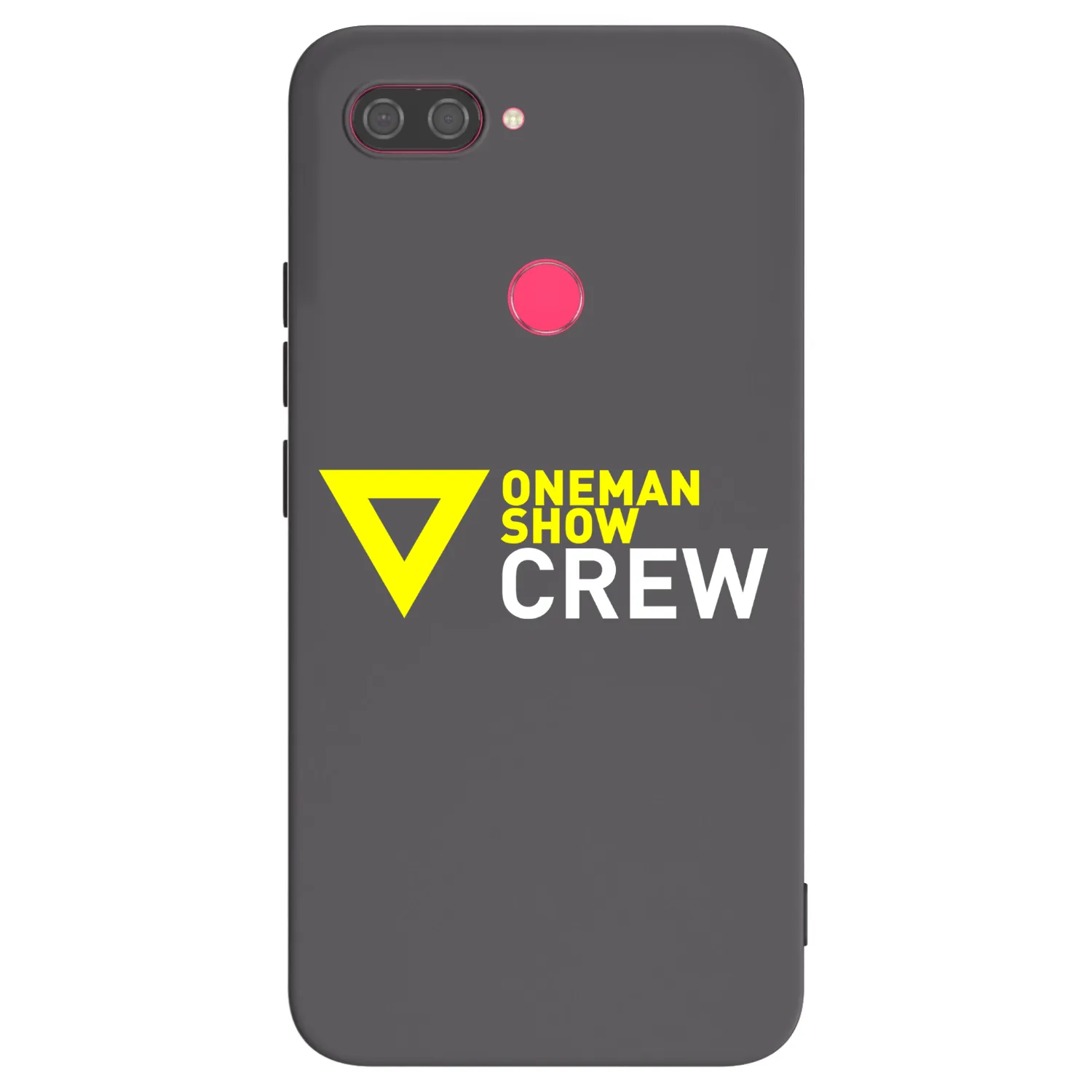 Picasee silikónový čierny obal pre Xiaomi Mi 8 Lite - ONEMANSHOW CREW