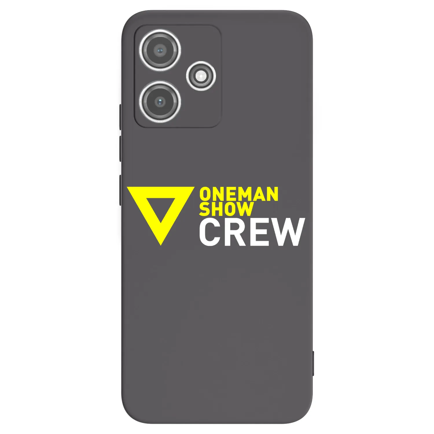 Picasee silikónový čierny obal pre Xiaomi Redmi 12 5G - ONEMANSHOW CREW