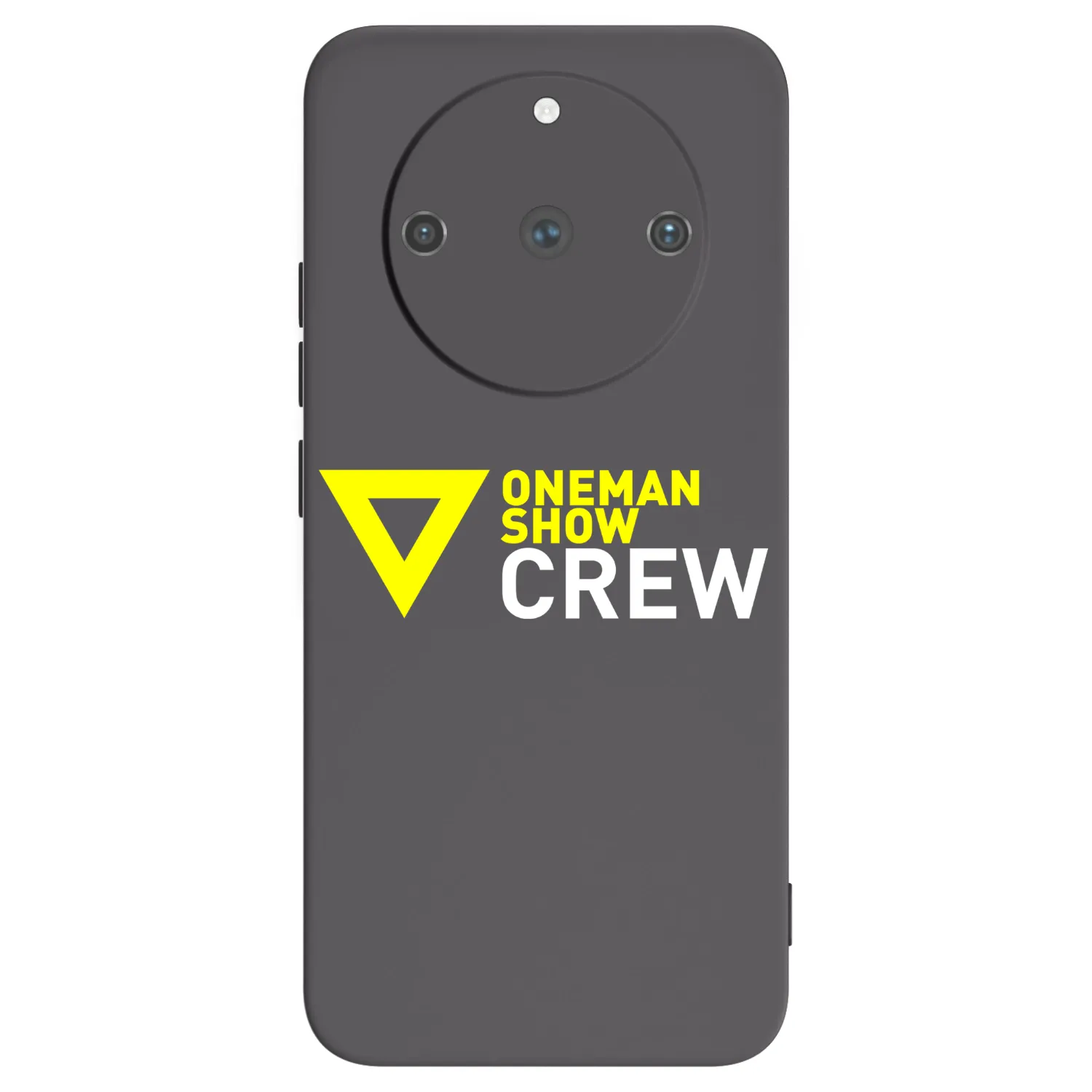Picasee silikónový čierny obal pre Realme 11 Pro+ - ONEMANSHOW CREW