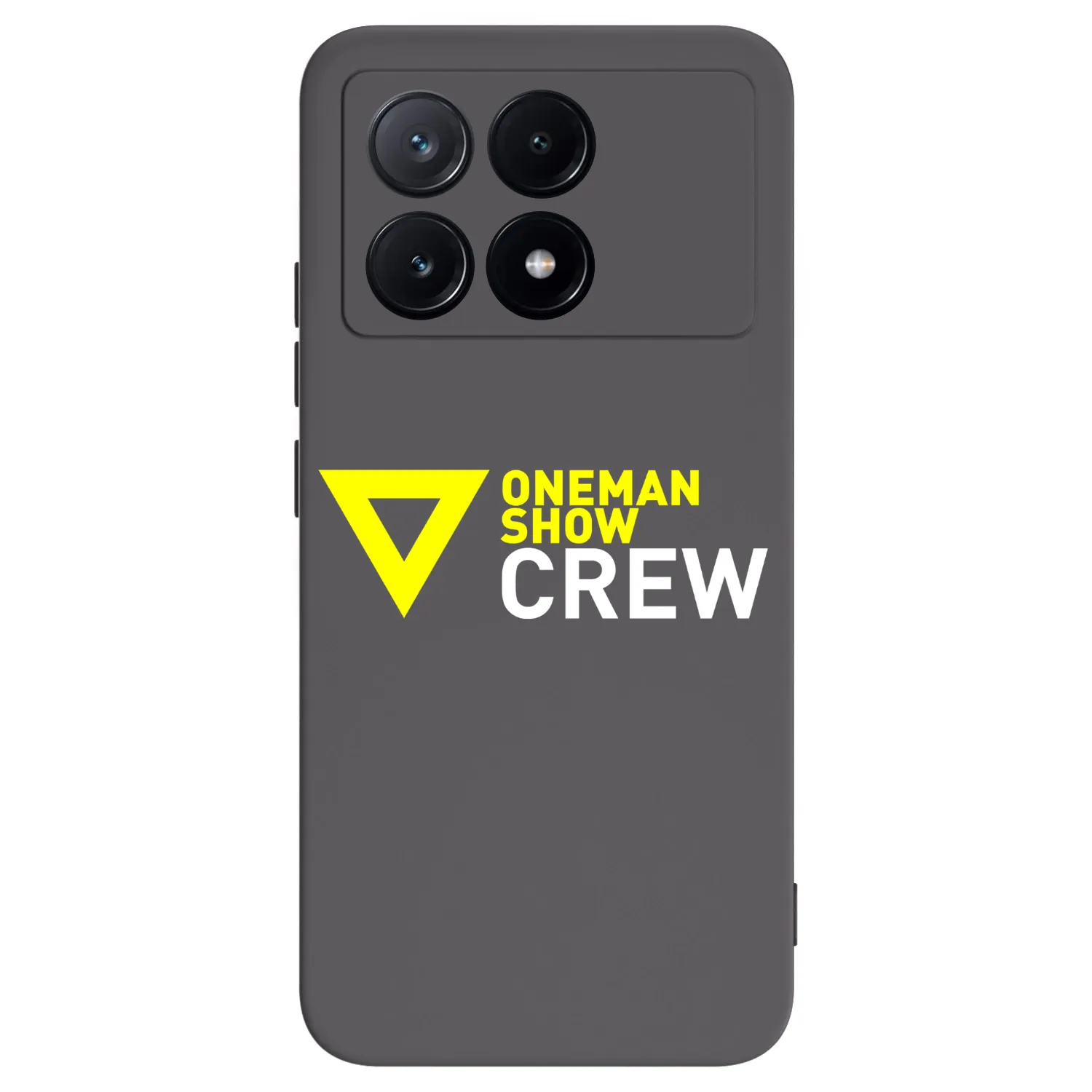 Picasee silikónový čierny obal pre Xiaomi Poco X6 Pro - ONEMANSHOW CREW