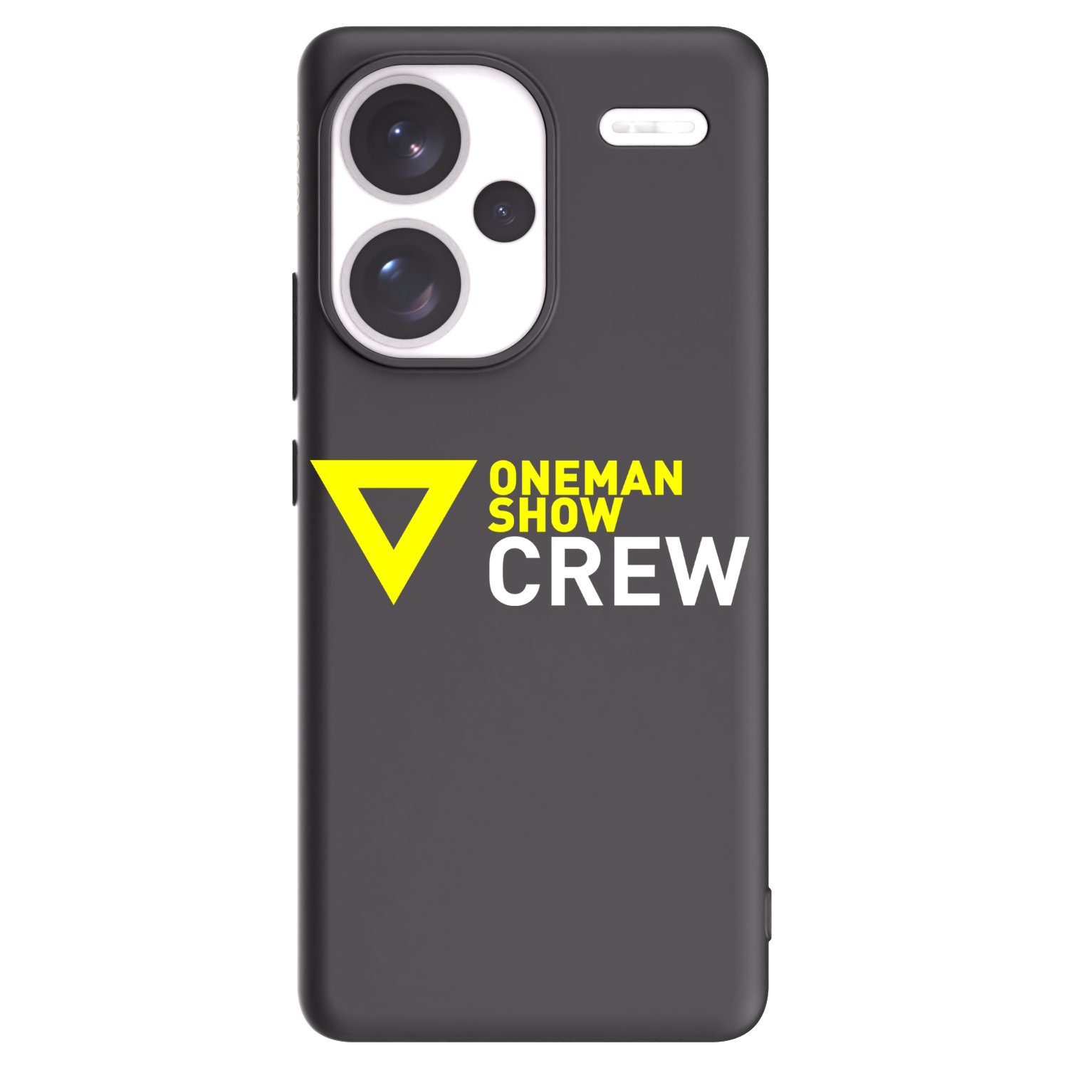Picasee silikónový čierny obal pre Xiaomi Redmi Note 13 Pro+ 5G - ONEMANSHOW CREW