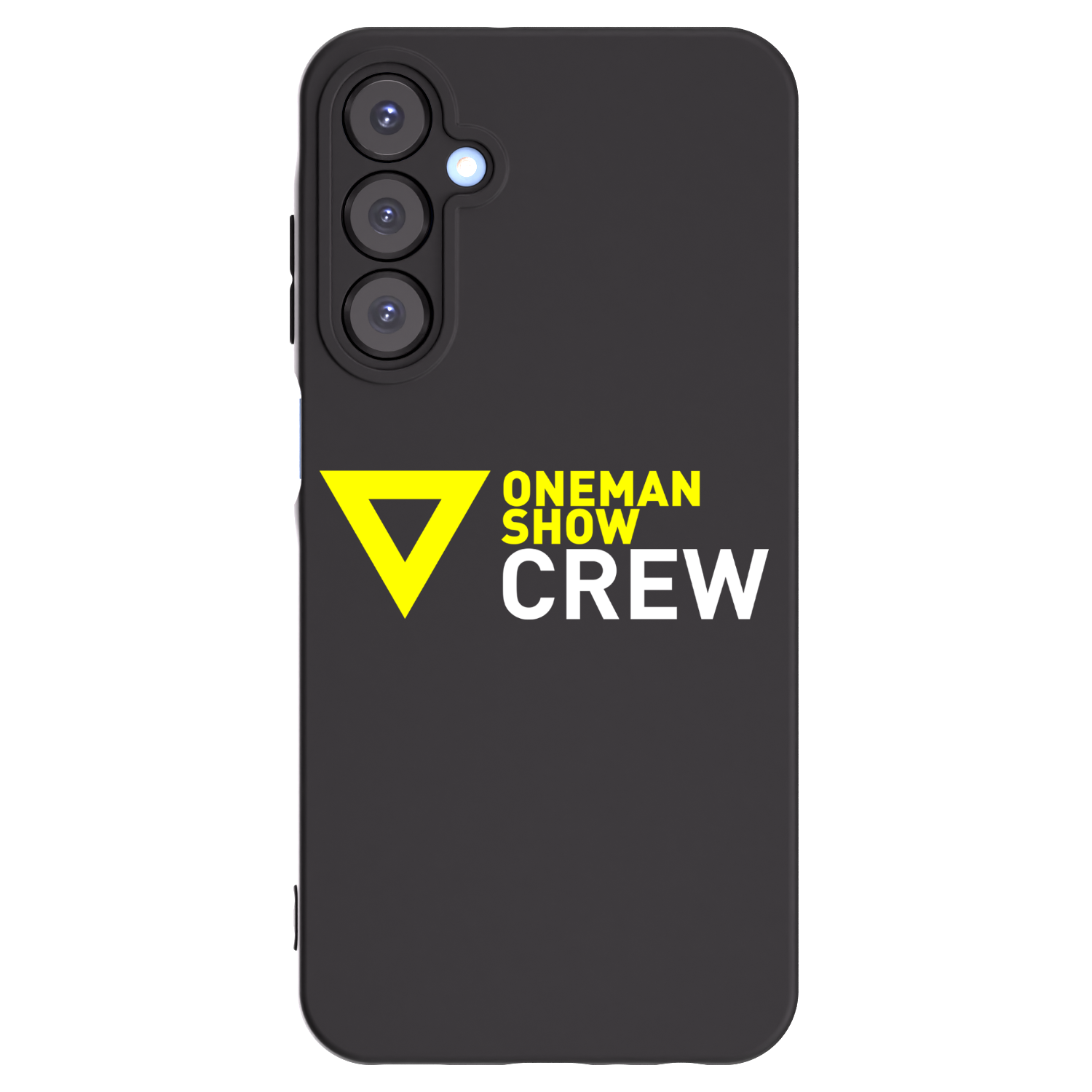 Picasee silikónový čierny obal pre Samsung Galaxy A25 A256B 5G - ONEMANSHOW CREW