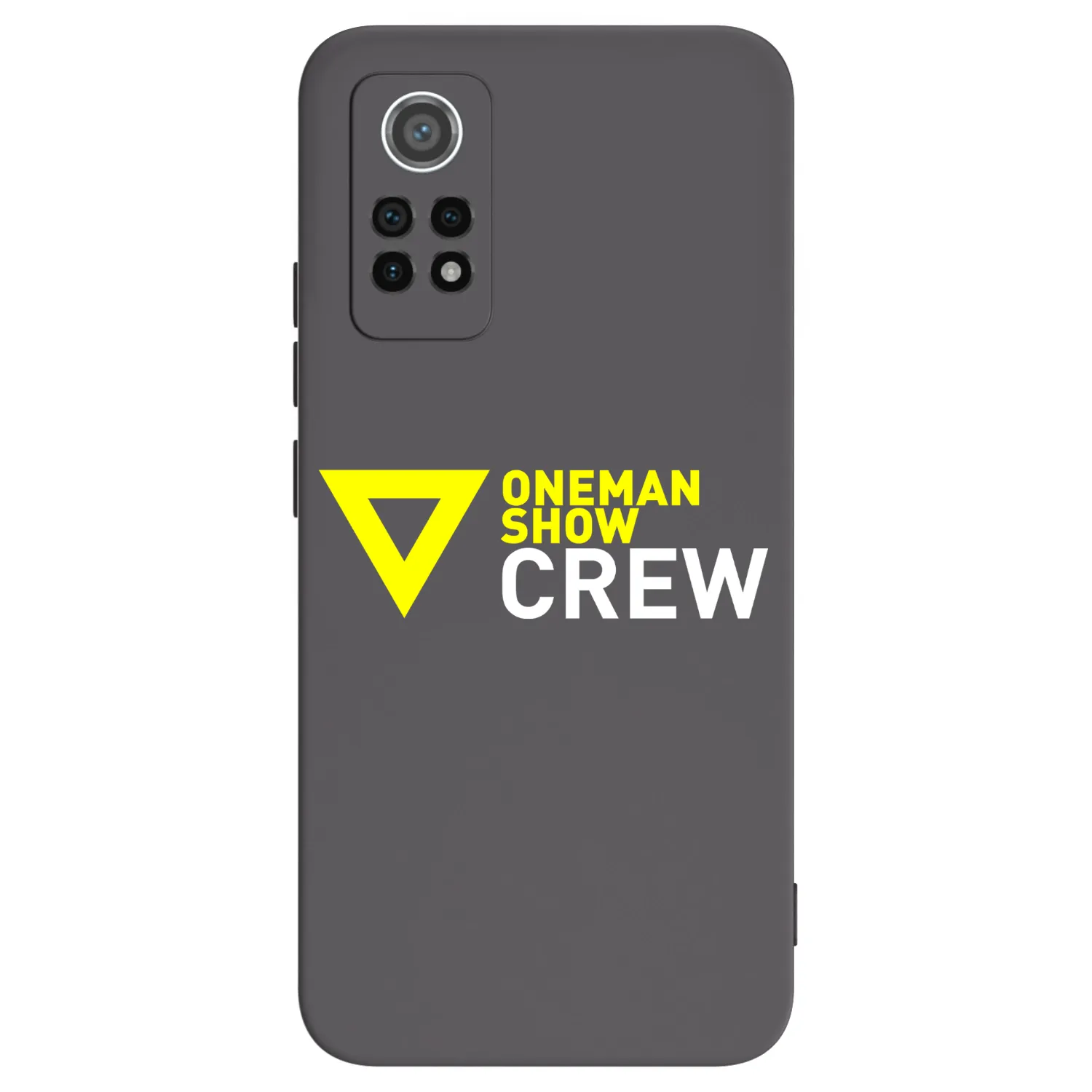 Picasee silikónový čierny obal pre Xiaomi Redmi Note 12 Pro 4G - ONEMANSHOW CREW