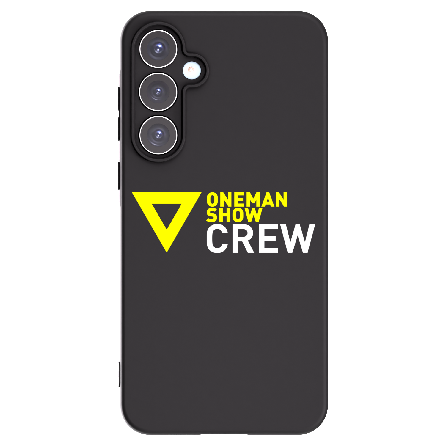 Picasee silikónový čierny obal pre Samsung Galaxy A55 5G A556B - ONEMANSHOW CREW