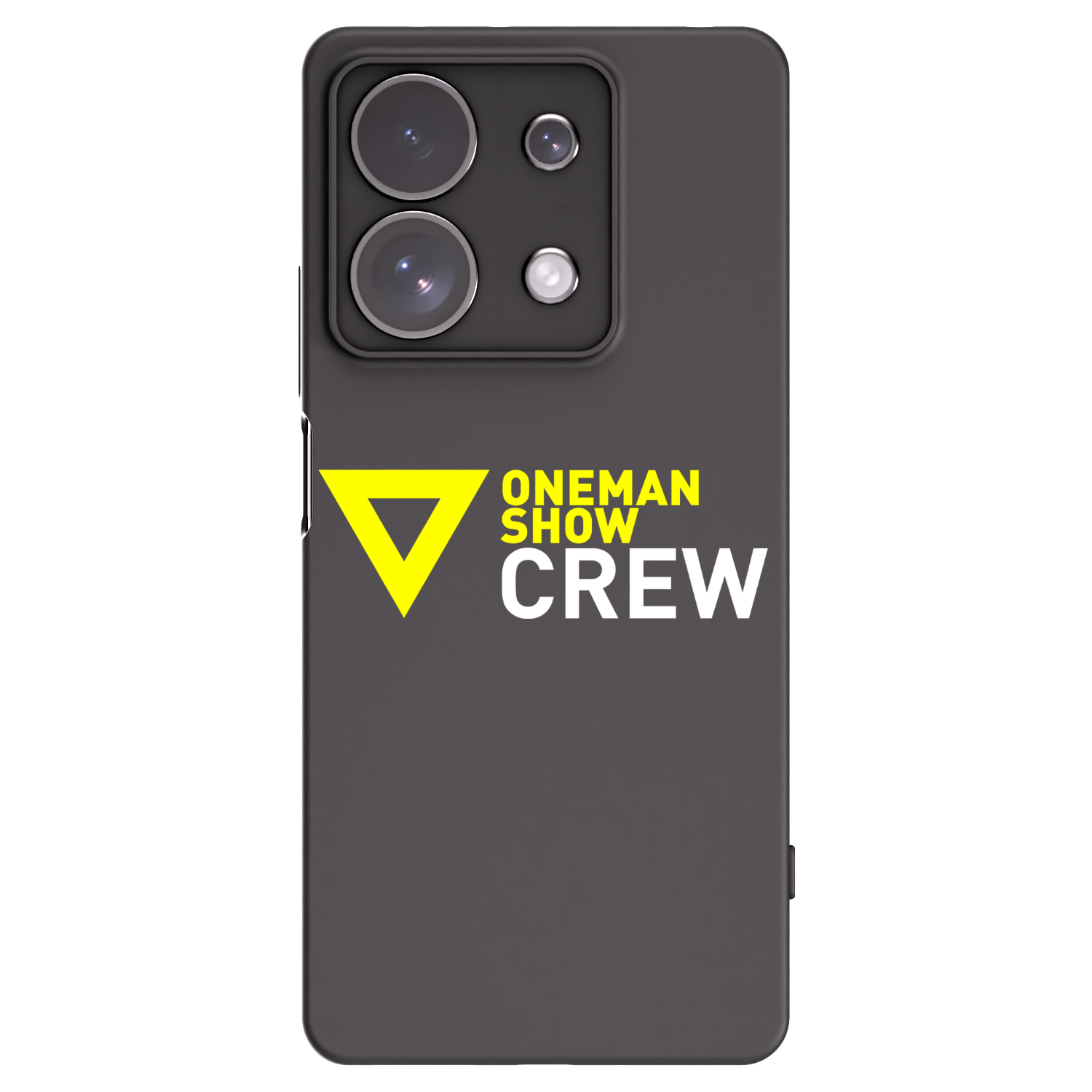 Silikónový čierny obal pre Xiaomi Redmi Note 13 Pro 4G - ONEMANSHOW CREW