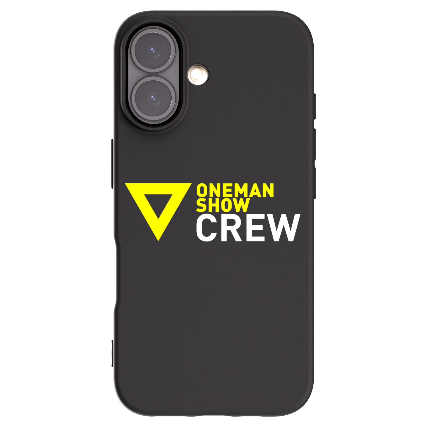 Picasee silikónový čierny obal pre Apple iPhone 16 - ONEMANSHOW CREW