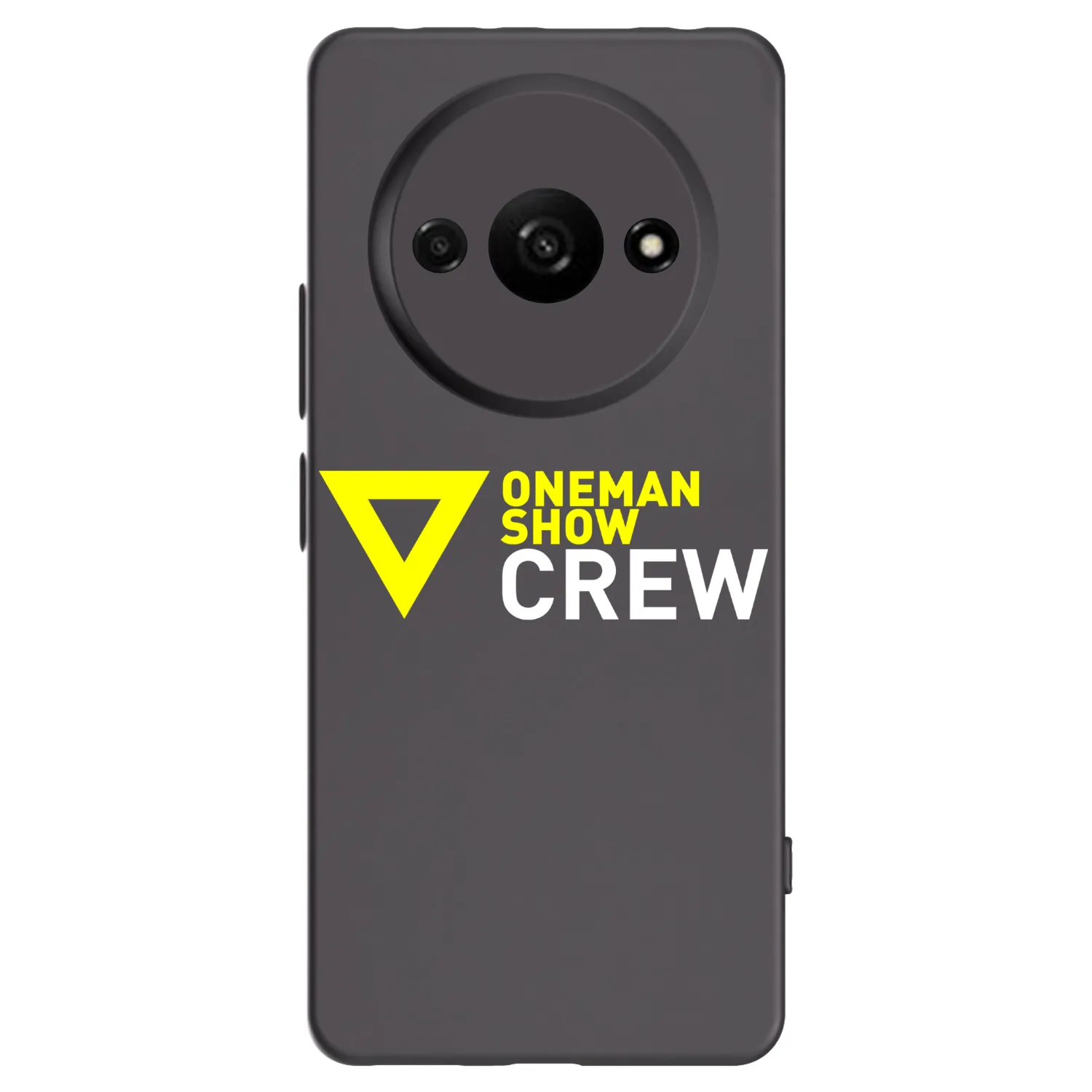 Picasee silikónový čierny obal pre Xiaomi Redmi A3 - ONEMANSHOW CREW