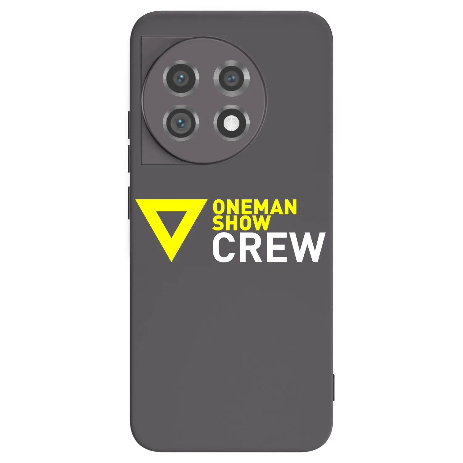 Picasee silikónový čierny obal pre OnePlus 11 5G - ONEMANSHOW CREW
