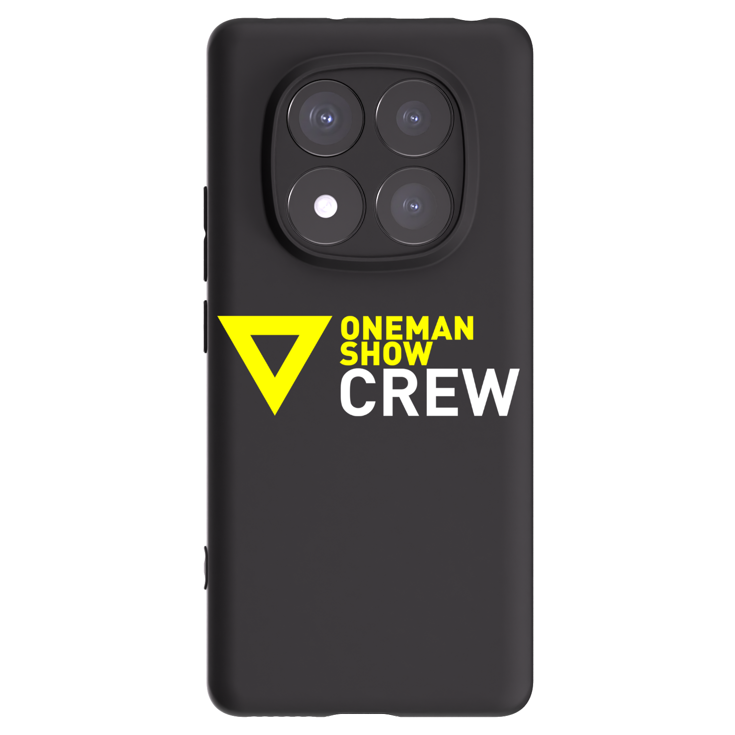 Picasee silikónový čierny obal pre Xiaomi Redmi Note 14 Pro+ 5G - ONEMANSHOW CREW