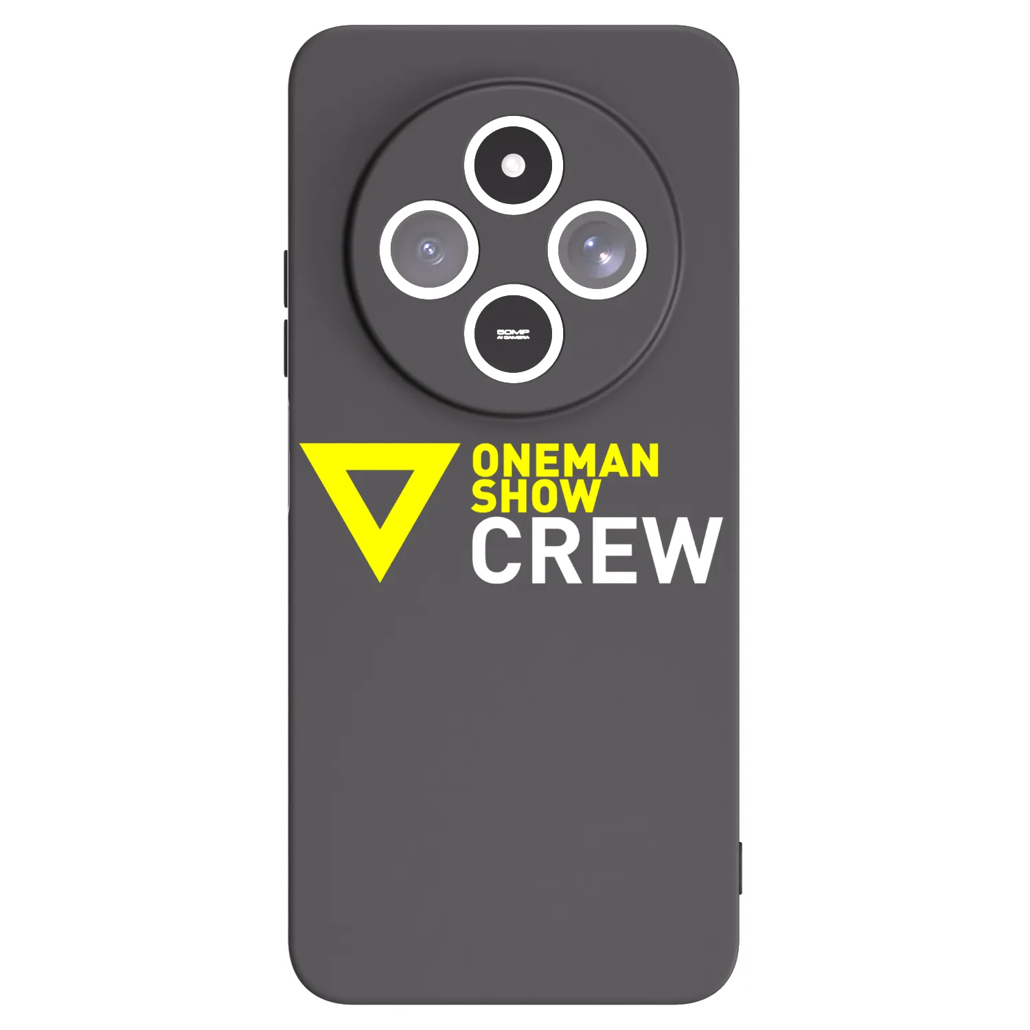 Picasee silikónový čierny obal pre Xiaomi Redmi 14C - ONEMANSHOW CREW
