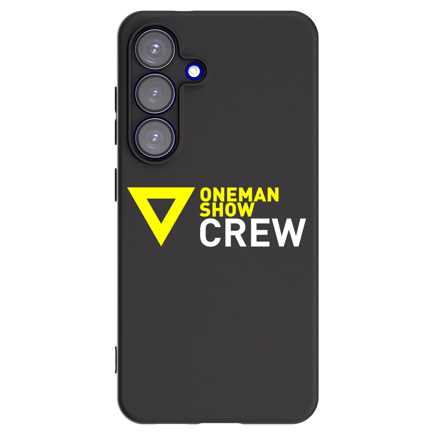 Picasee silikónový čierny obal pre Samsung Galaxy S25 5G - ONEMANSHOW CREW