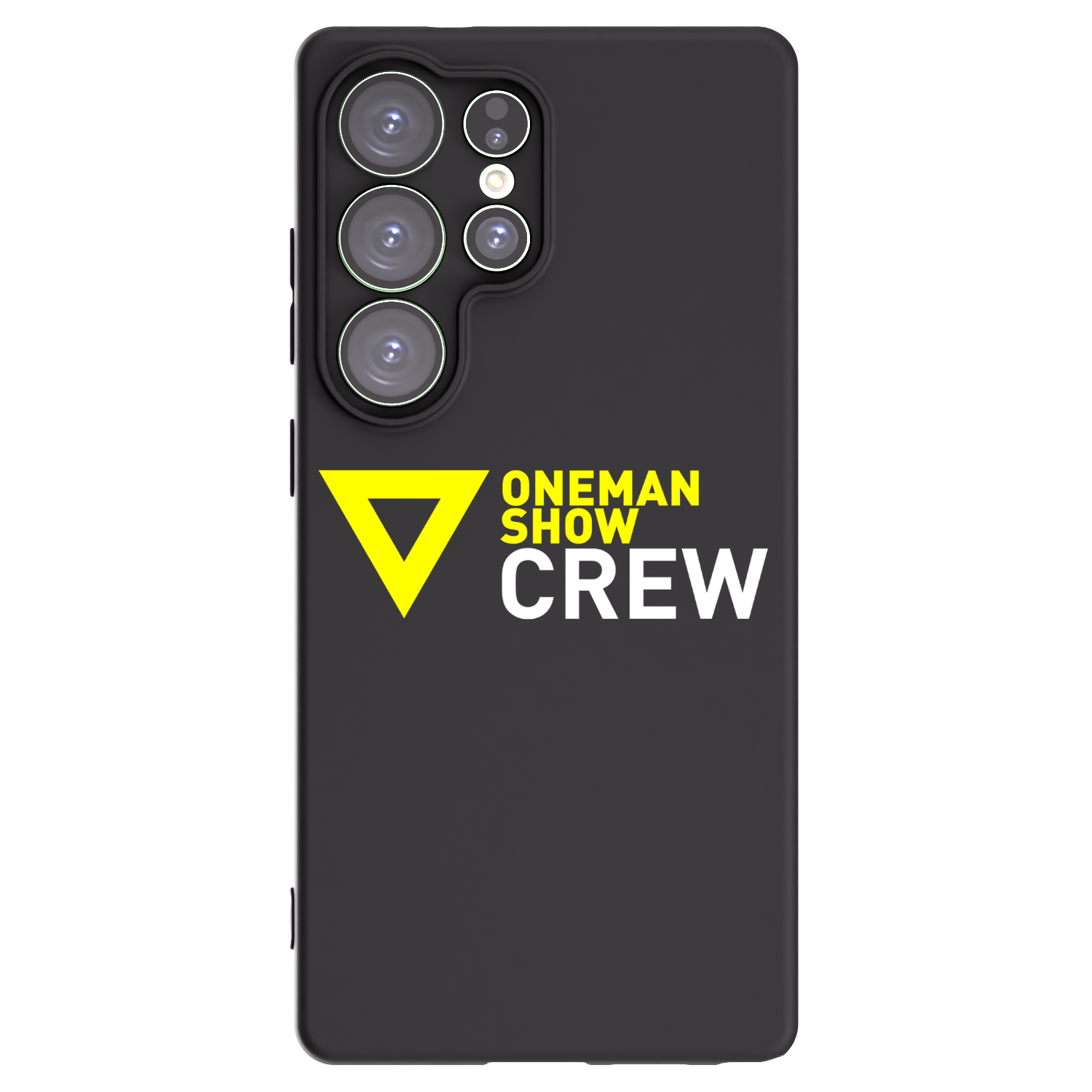 Picasee silikónový čierny obal pre Samsung Galaxy S25 Ultra 5G - ONEMANSHOW CREW