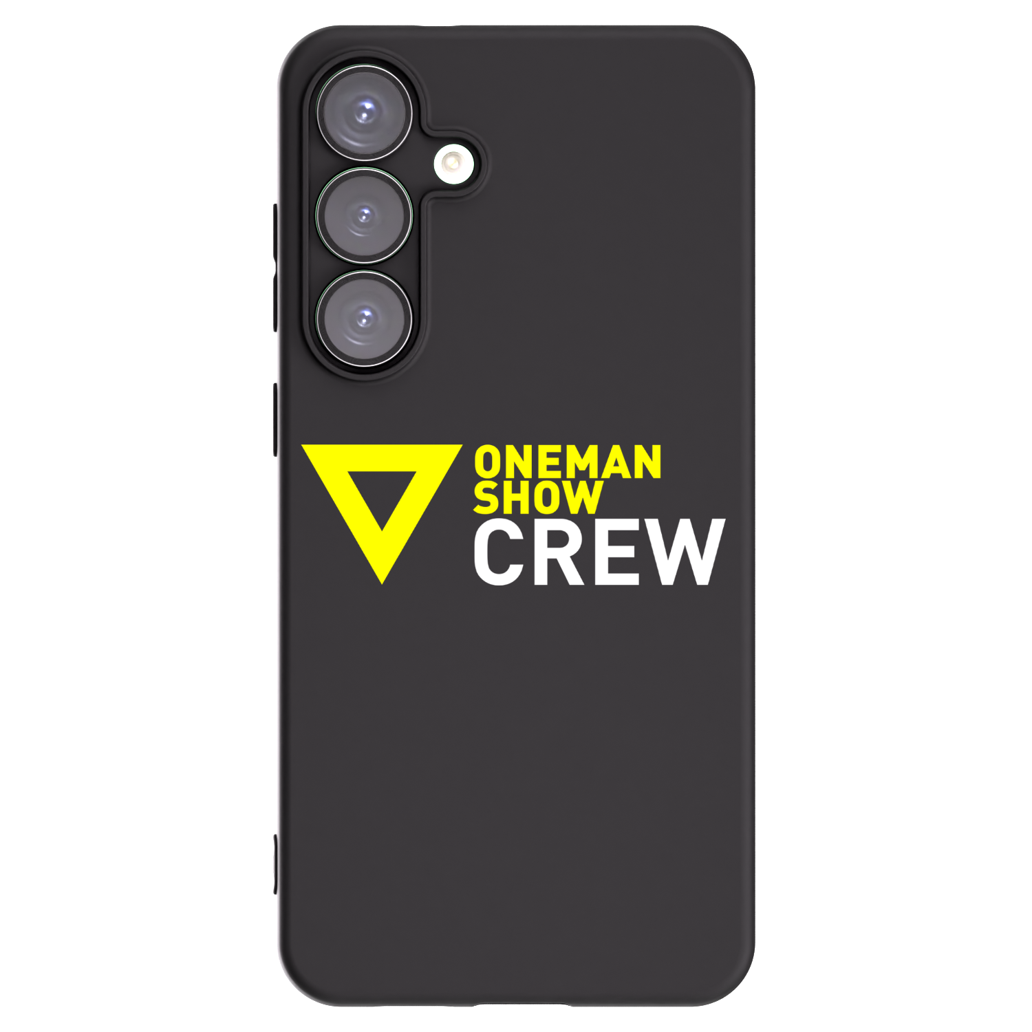Picasee silikónový čierny obal pre Samsung Galaxy S25+ 5G - ONEMANSHOW CREW