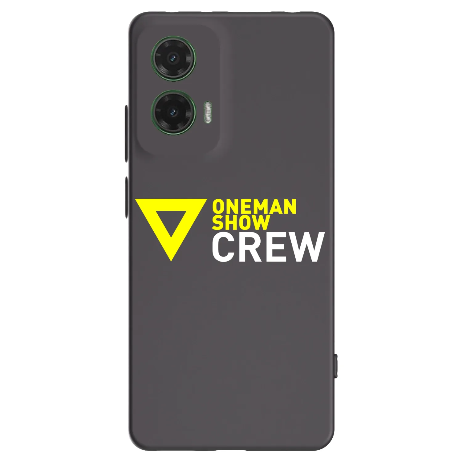 Picasee silikónový čierny obal pre Motorola Moto G35 5G - ONEMANSHOW CREW