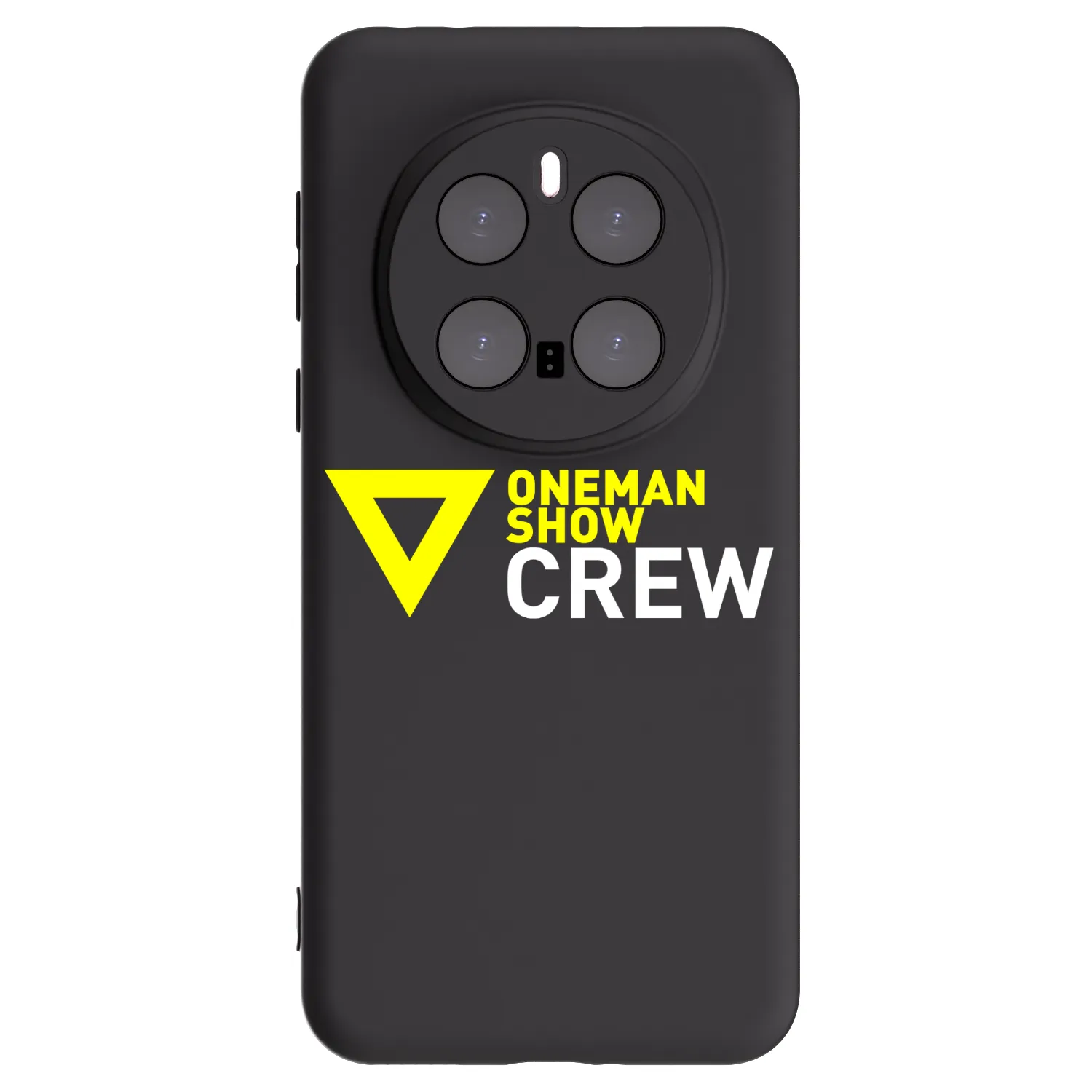 Picasee silikónový čierny obal pre Honor Magic7 Pro 5G - ONEMANSHOW CREW