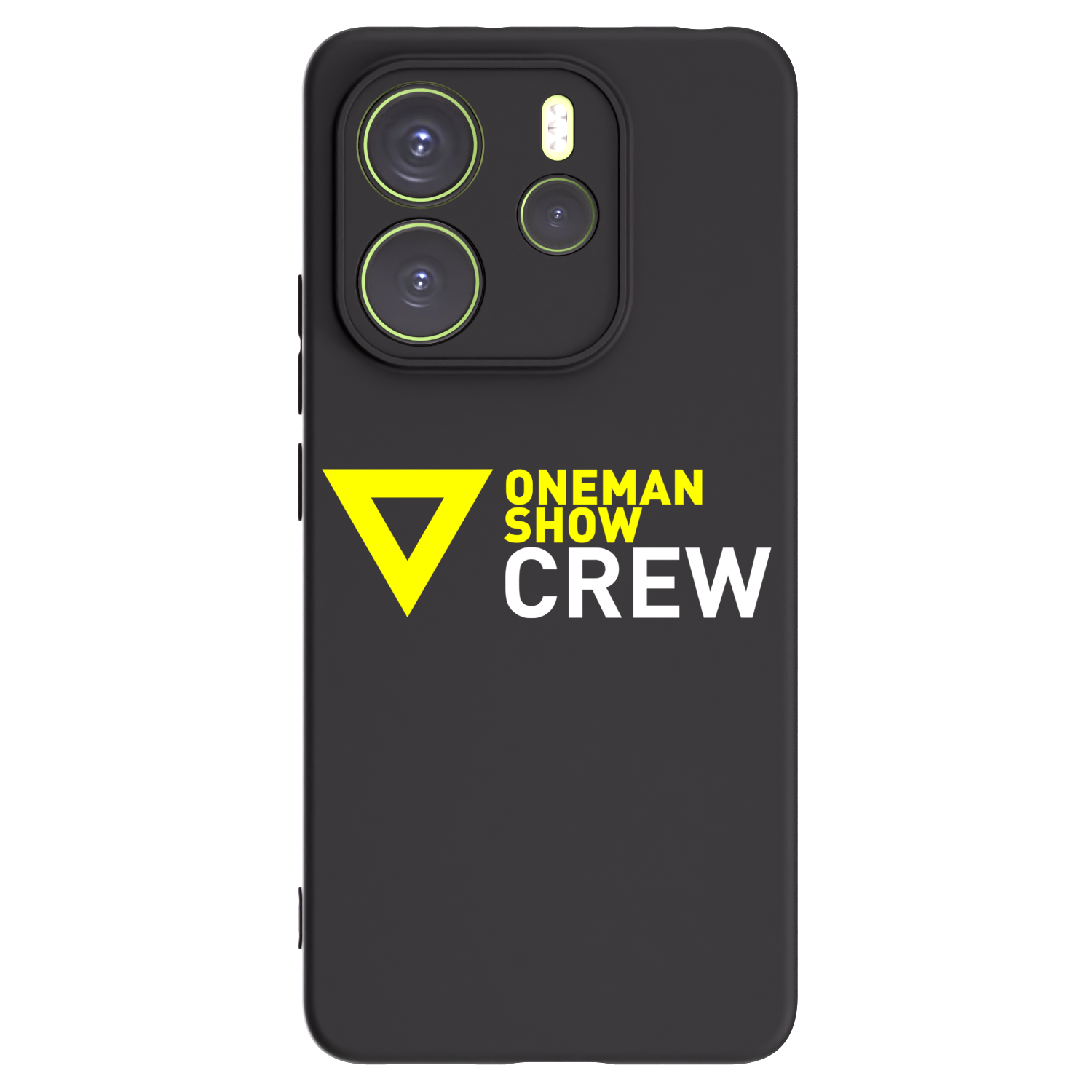 Picasee silikónový čierny obal pre Xiaomi Redmi Note 14 4G - ONEMANSHOW CREW