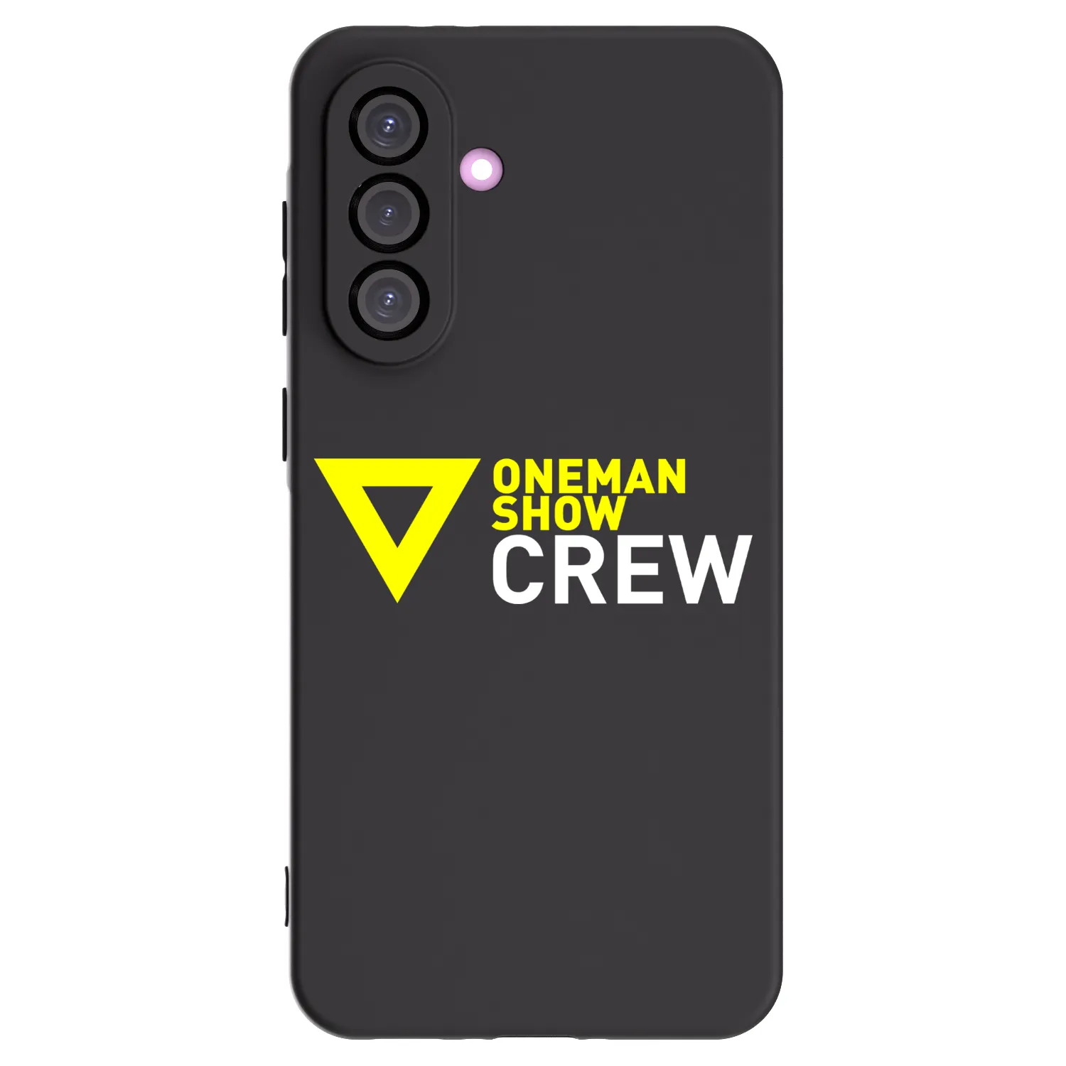Picasee silikónový čierny obal pre Samsung Galaxy A56 5G A566B - ONEMANSHOW CREW