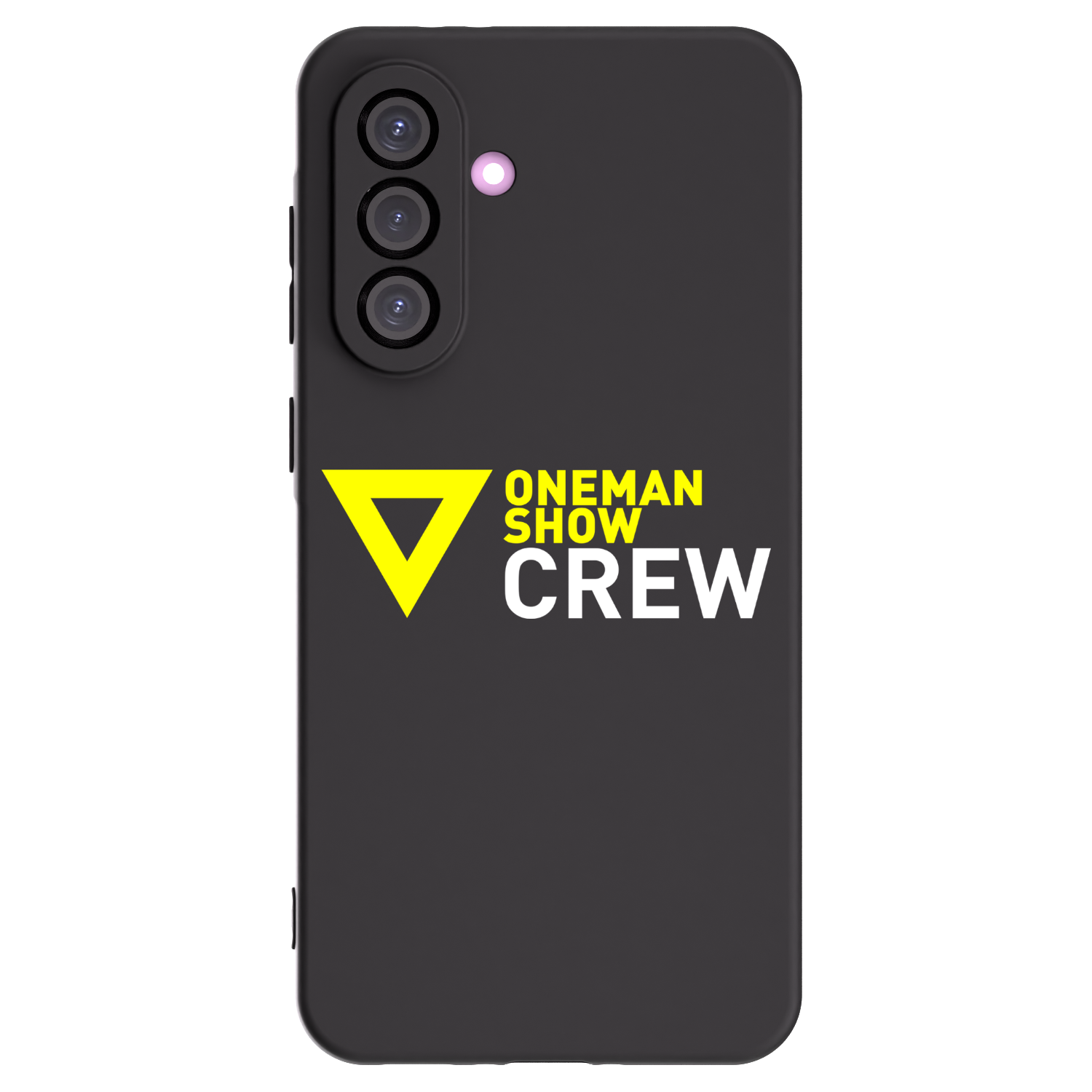 Picasee silikónový čierny obal pre Samsung Galaxy A36 5G - ONEMANSHOW CREW