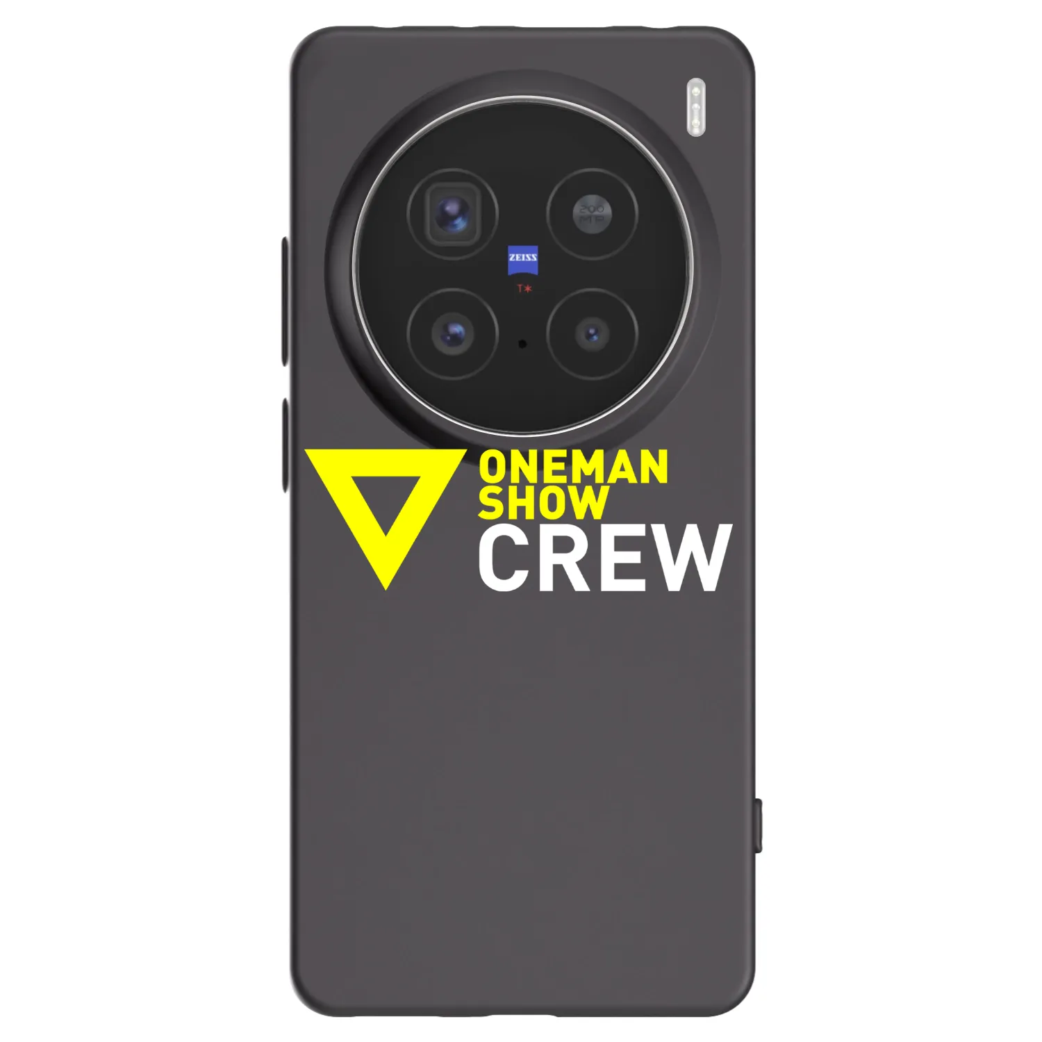 Picasee silikónový čierny obal pre Vivo X200 Pro - ONEMANSHOW CREW